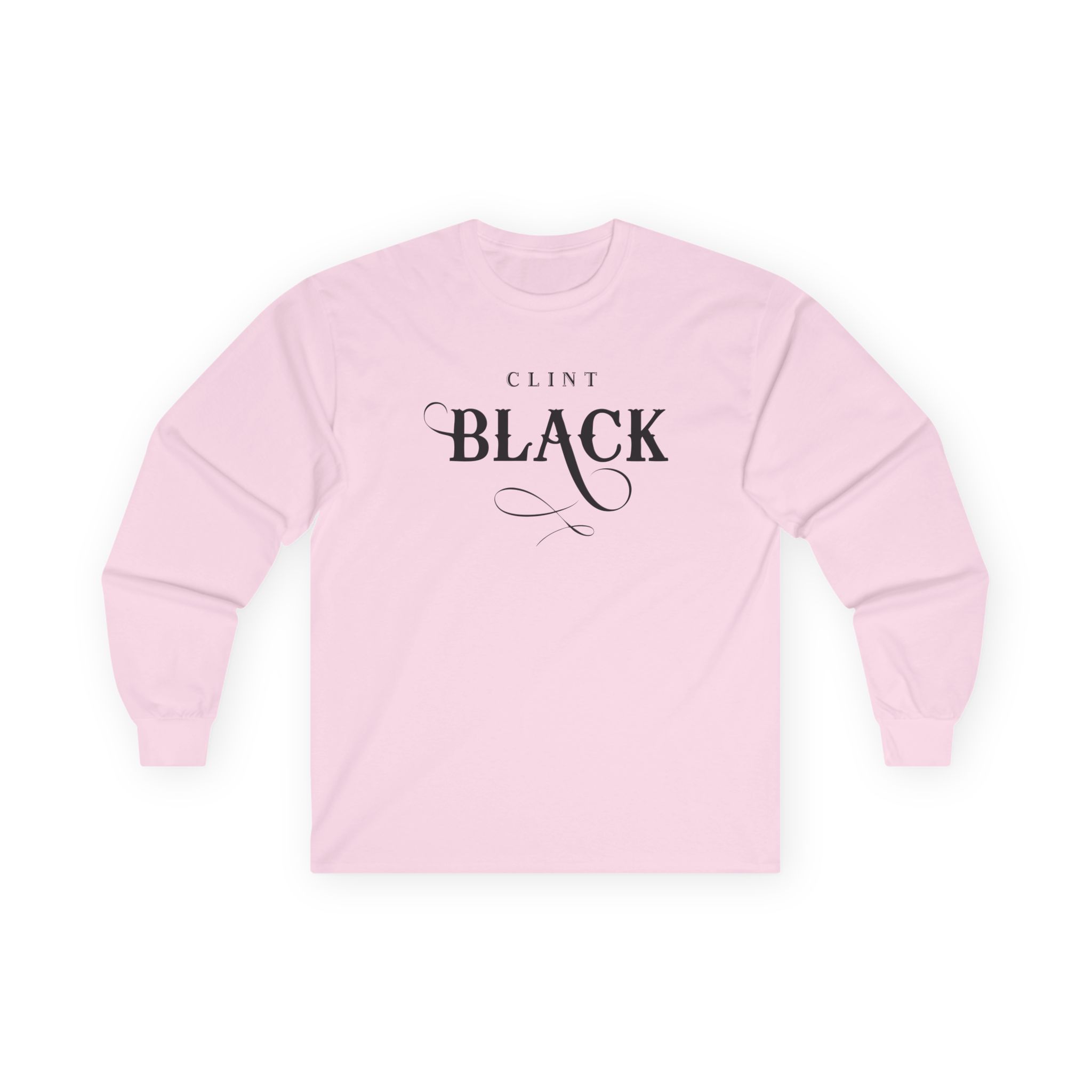 Clint Black Logo Espresso Unisex Ultra Cotton Long Sleeve Tee