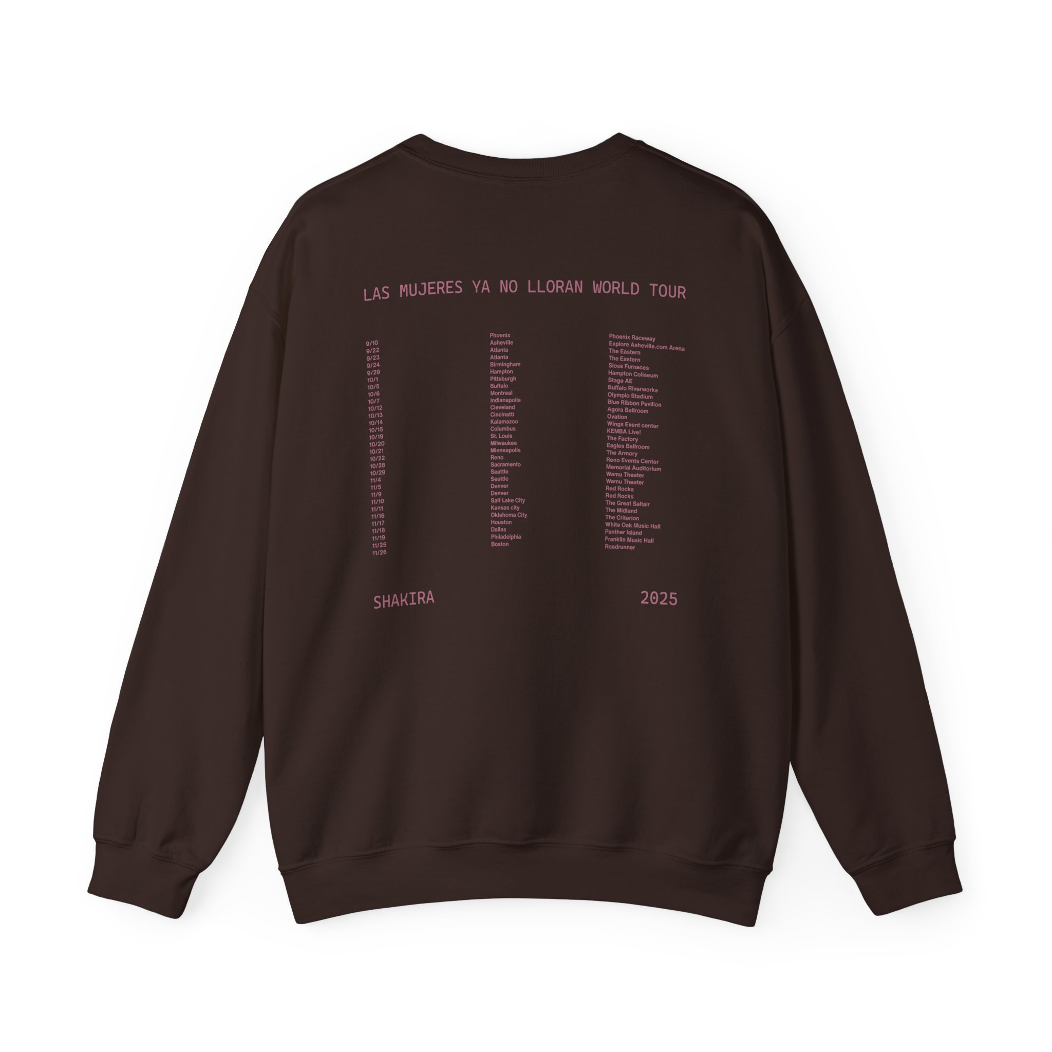 Shakira LMYNL World Tour Unisex Heavy Blendâ„¢ Crewneck Sweatshirt
