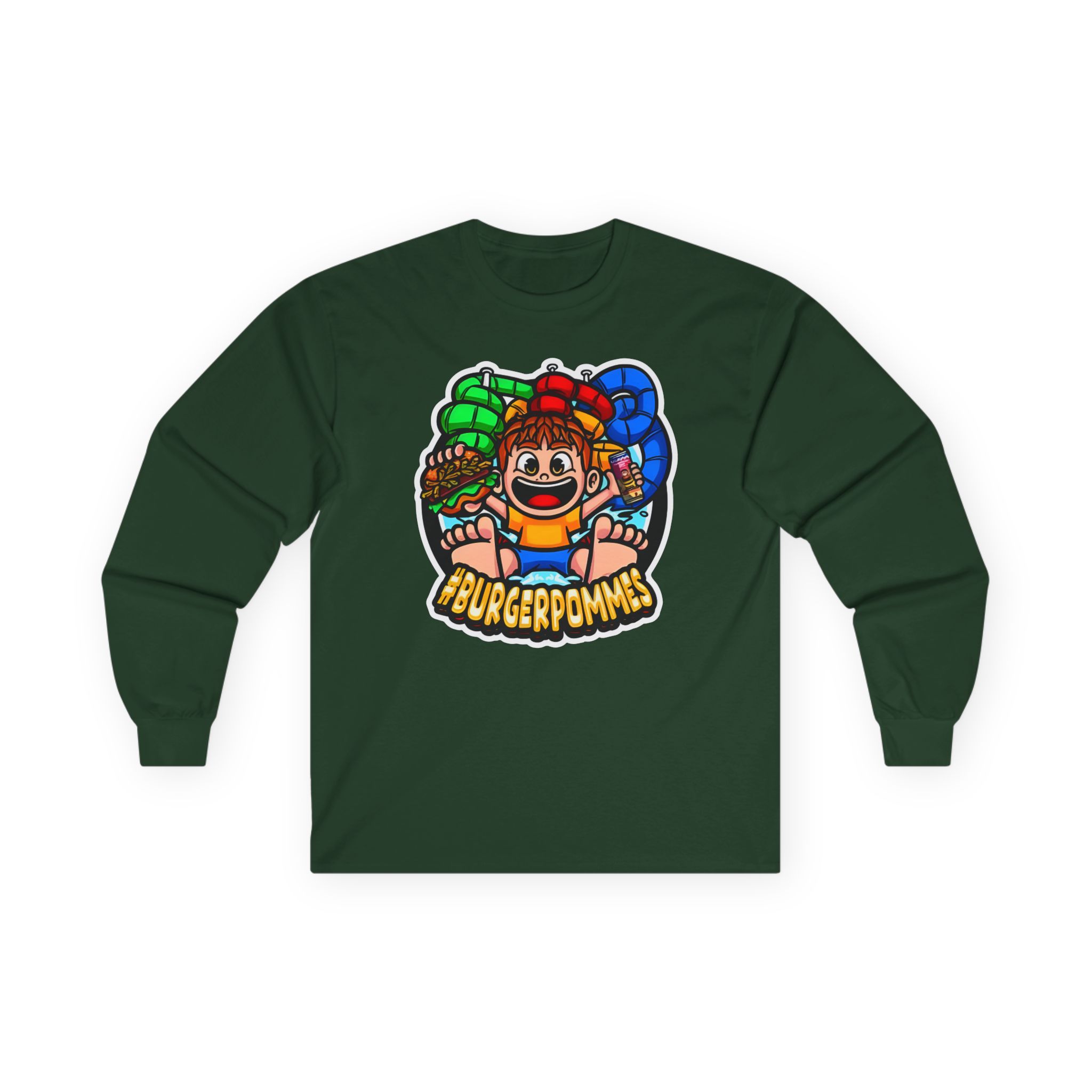 Burger Pommes Unisex Ultra Cotton Long Sleeve Tee