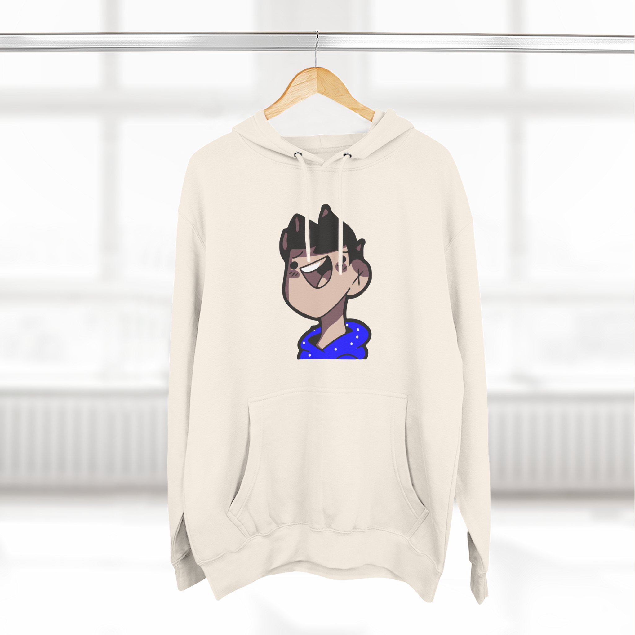 Clix Three-Panel Fleece Hoodie