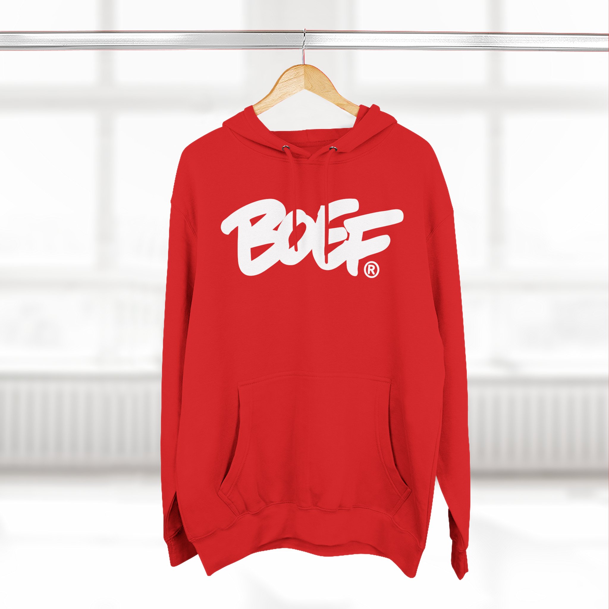 Boef Three-Panel Fleece Hoodie