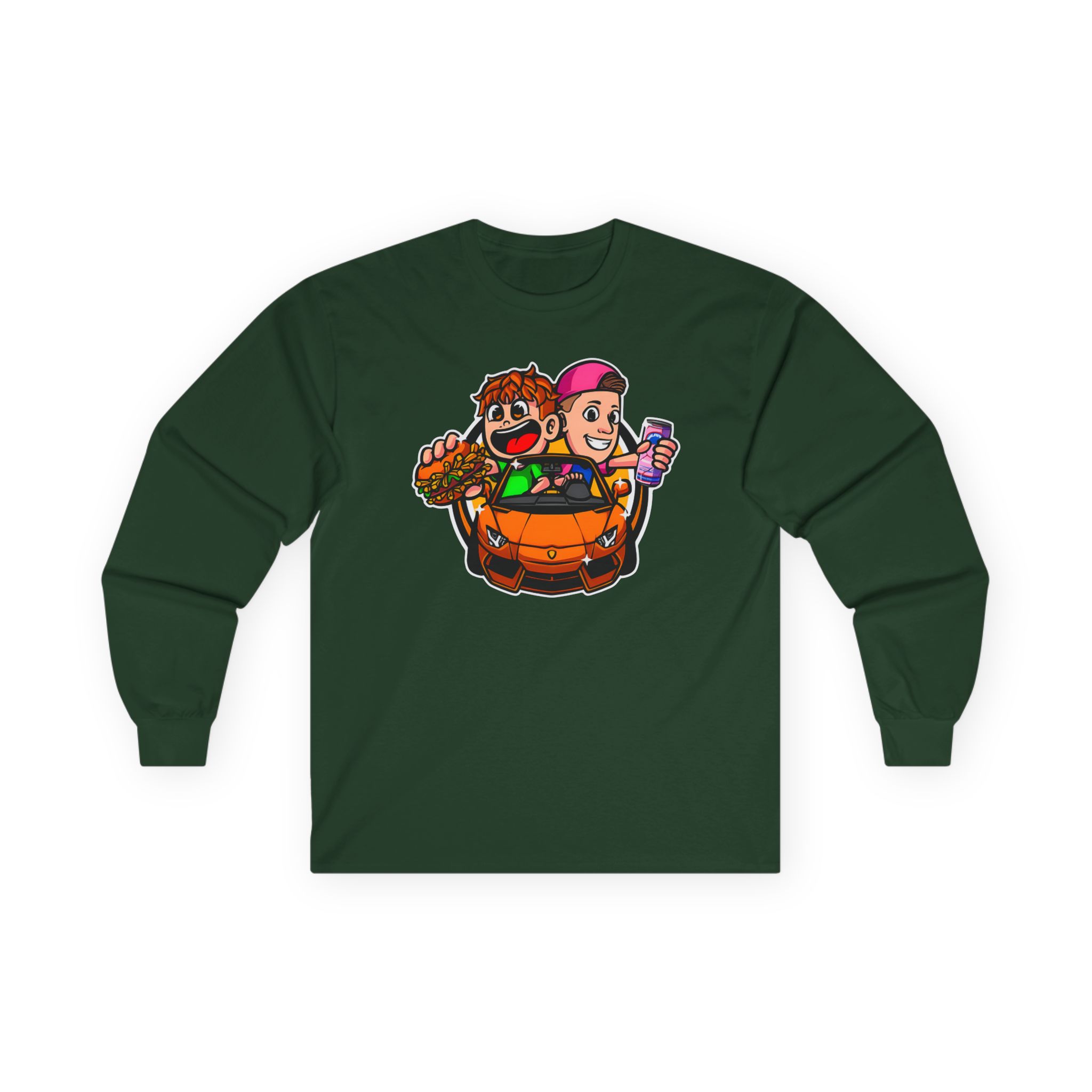 Burger Pommes Unisex Ultra Cotton Long Sleeve Tee