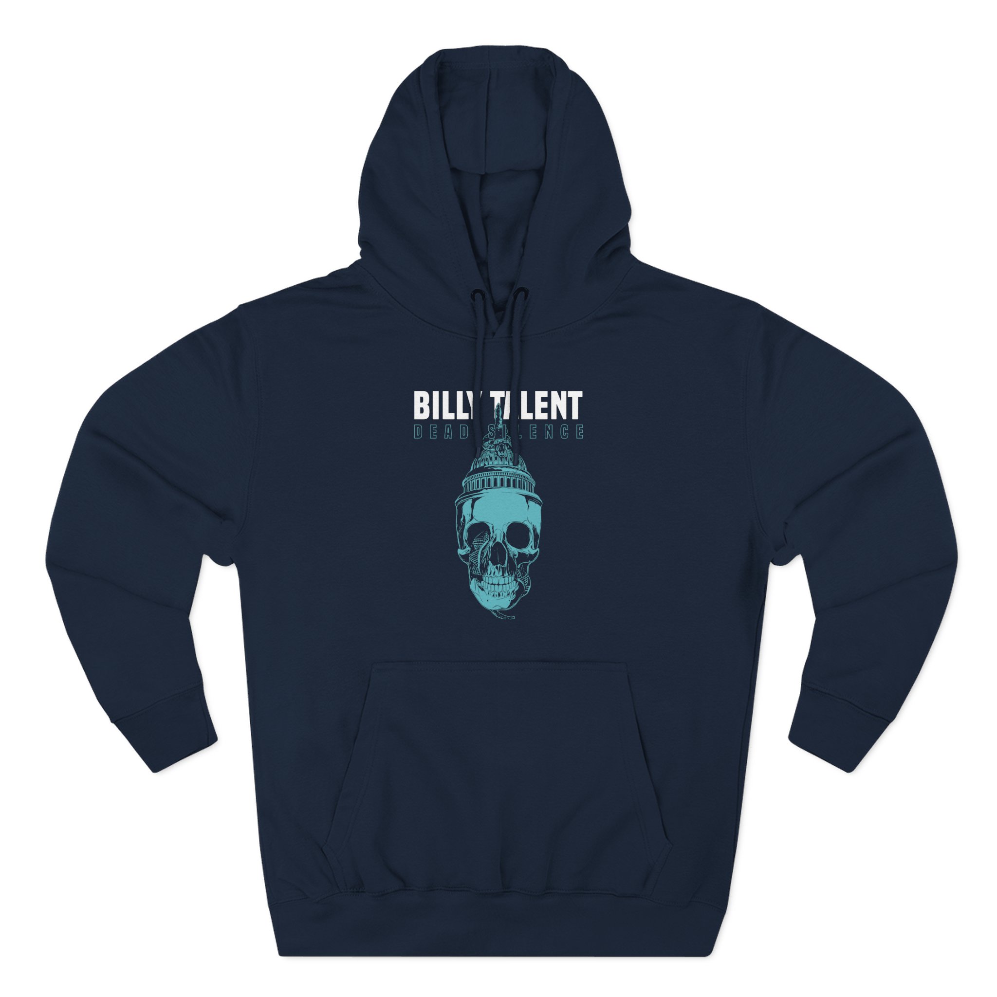 Billy Talent Skull Three-Panel Fleece Hoodie
