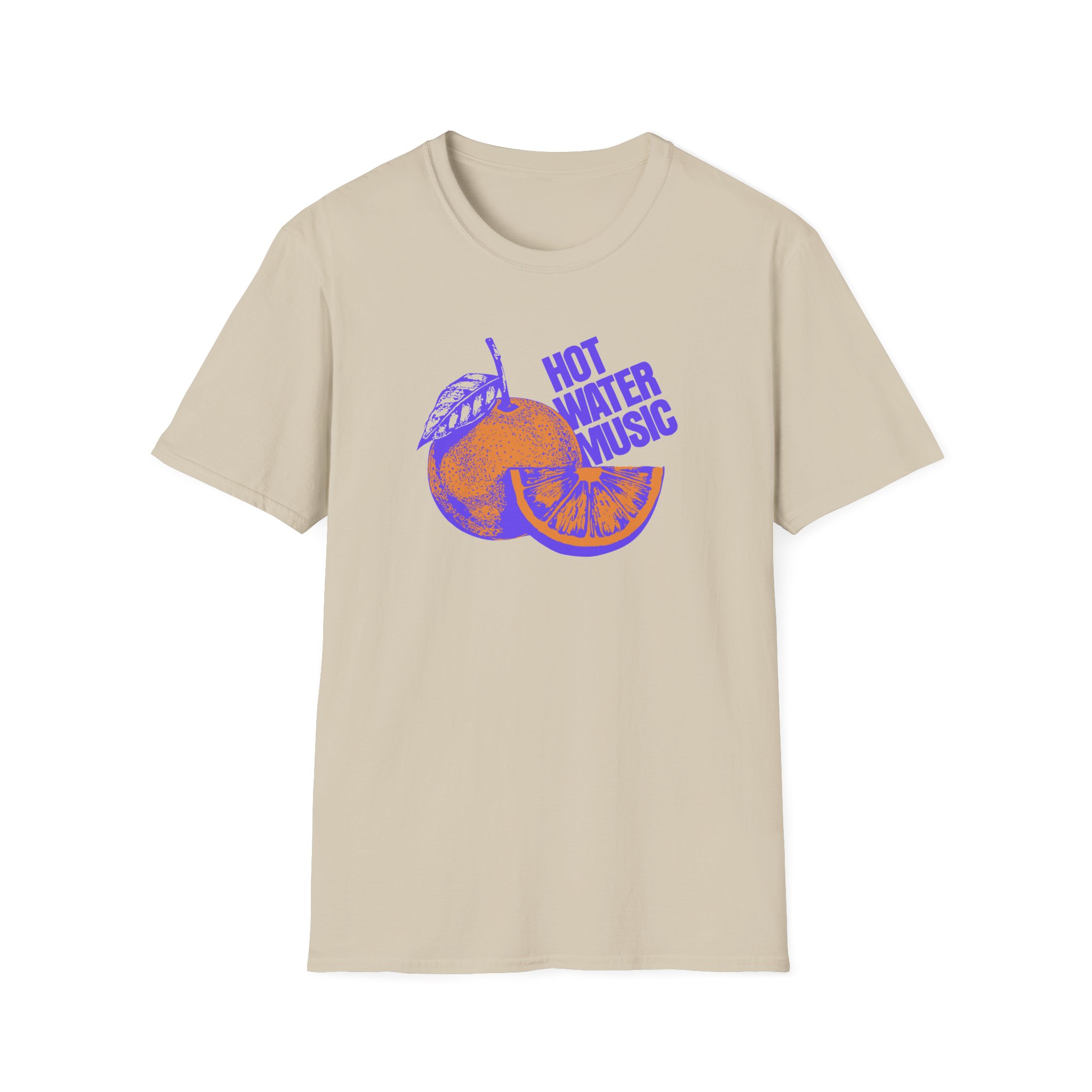 Hot Water Music Florida Orange Unisex Softstyle T-Shirt