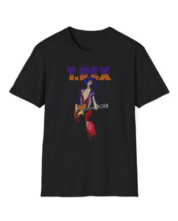 T Rex Rockin Unisex Softstyle T-Shirt