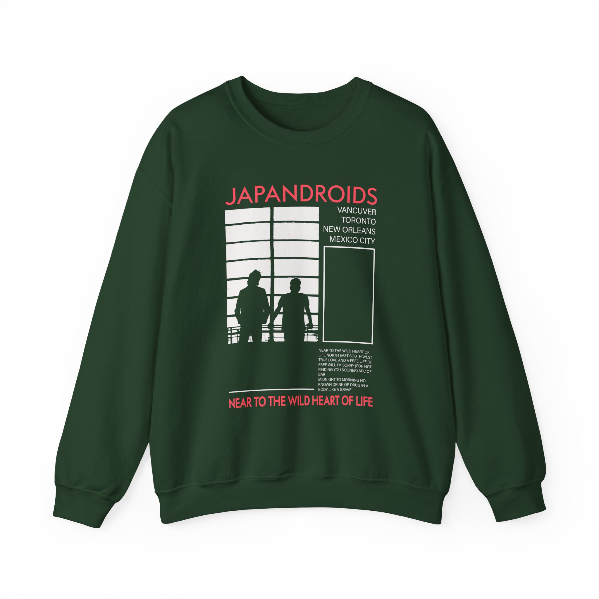 Japandroids Unisex Heavy Blendâ„¢ Crewneck Sweatshirt