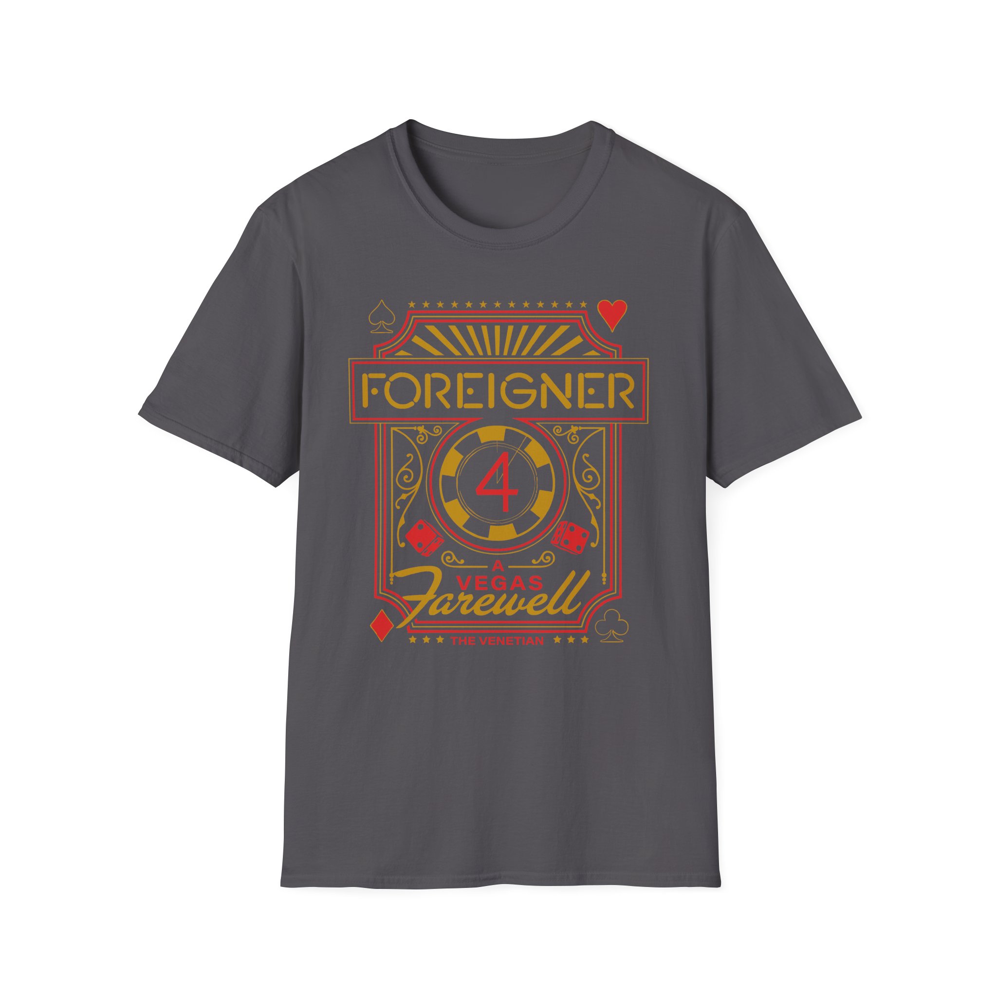 Foreigner Vegas Event Unisex Softstyle T-Shirt