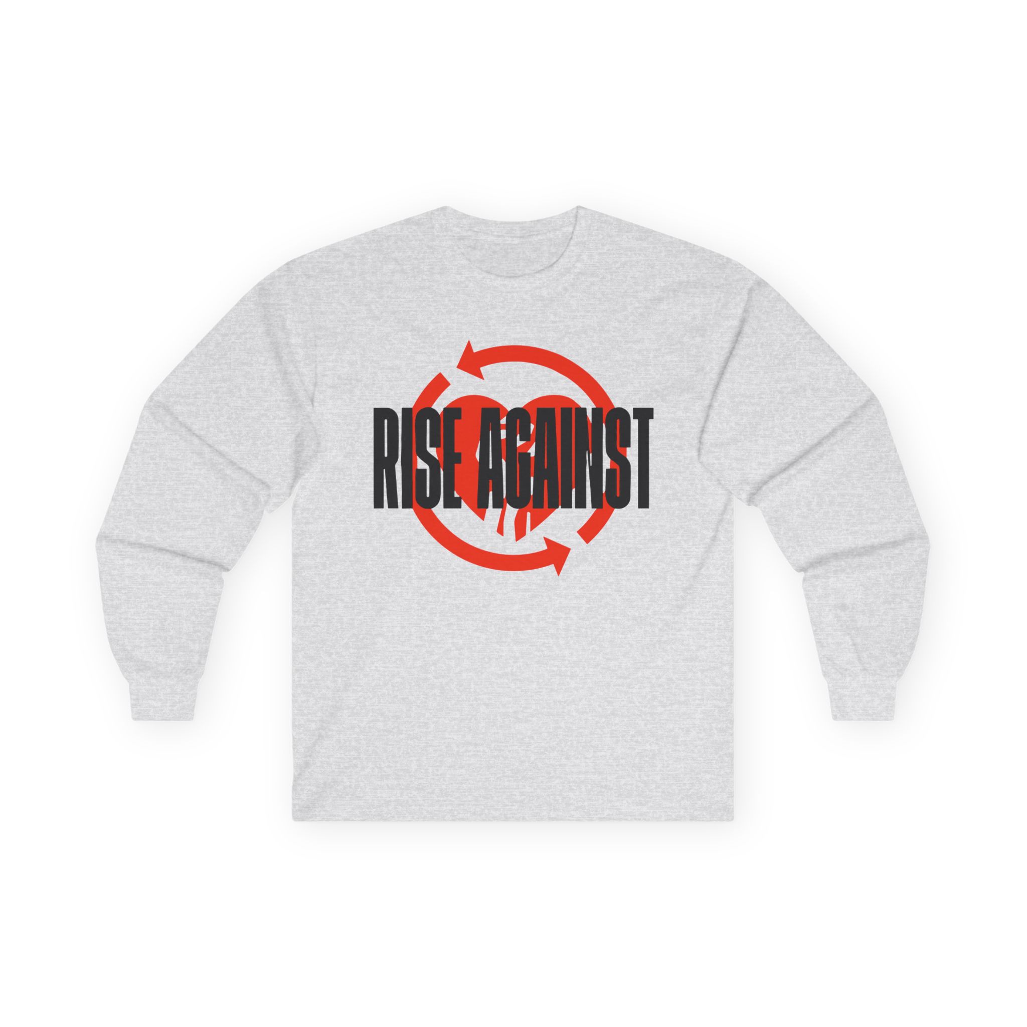 Rise Against Red Heartfist Label Unisex Ultra Cotton Long Sleeve Tee