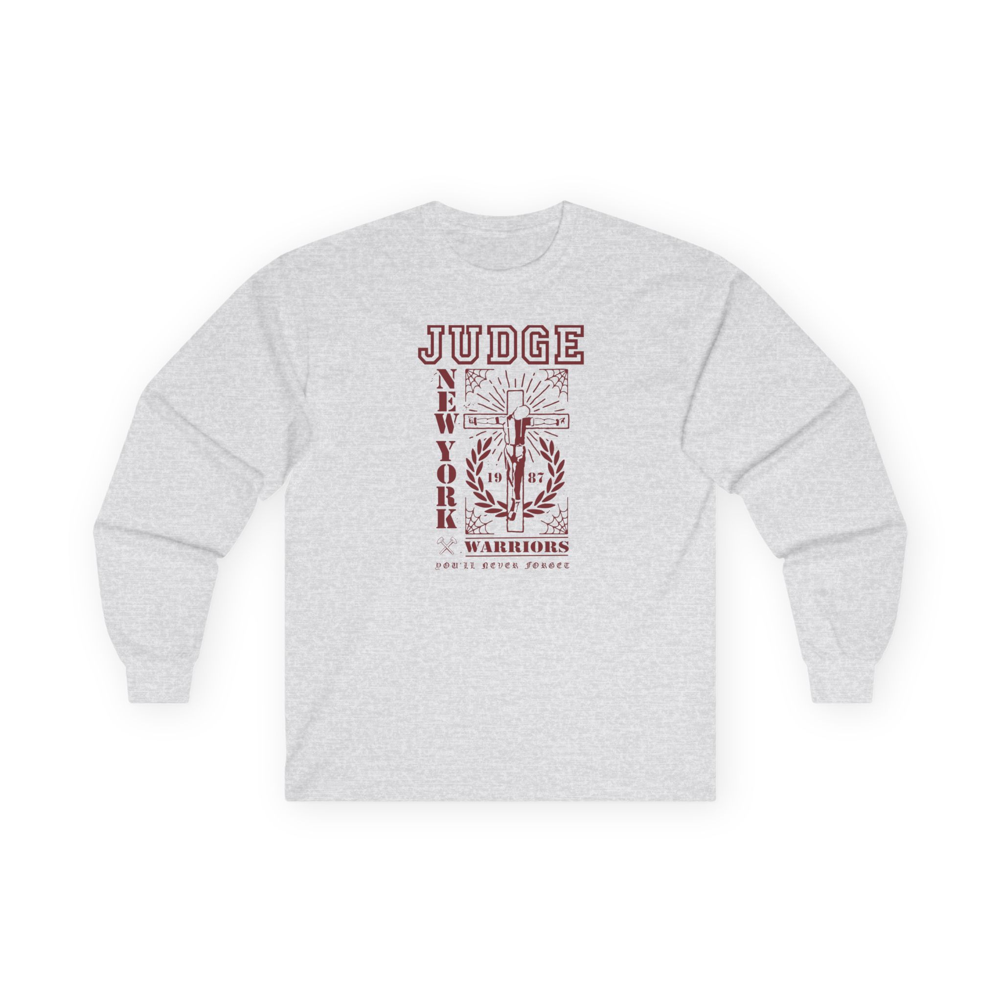 Judge Crucified Mustard Unisex Ultra Cotton Long Sleeve Tee