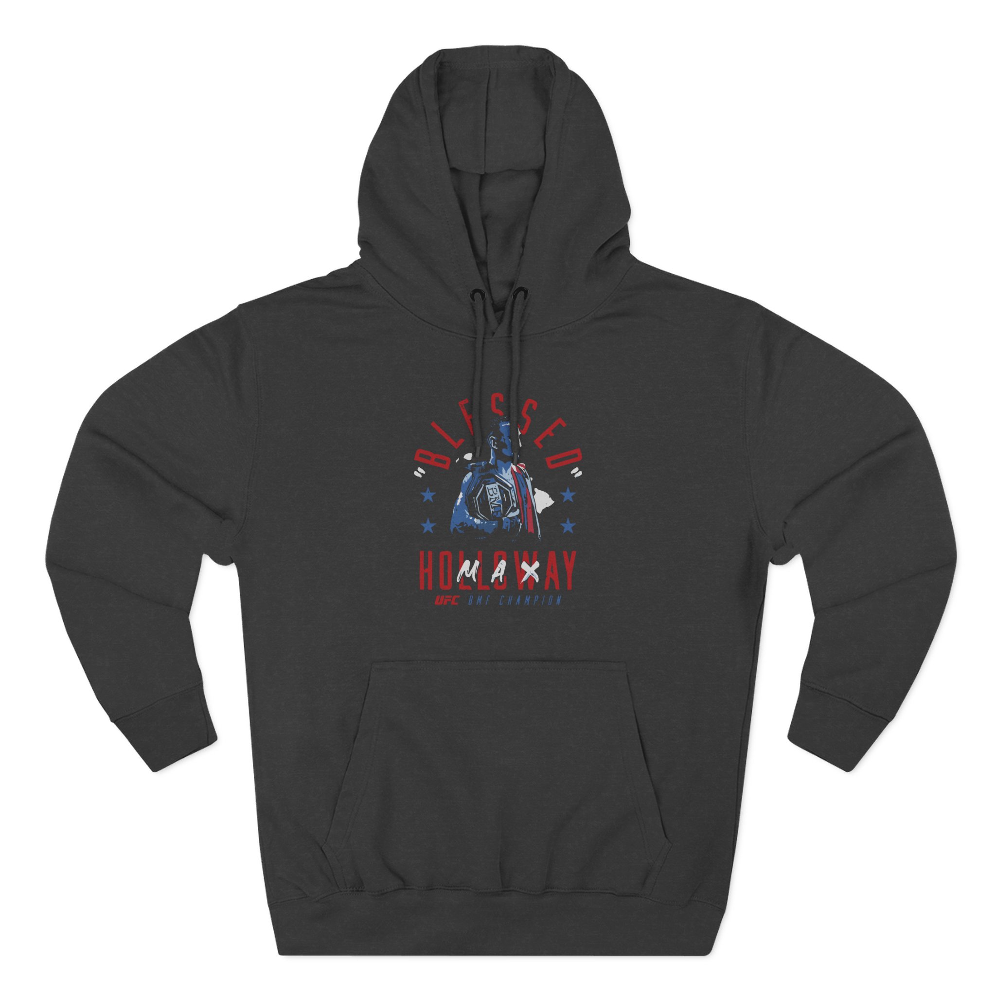 Max Holloway Strike Three-Panel Fleece Hoodie