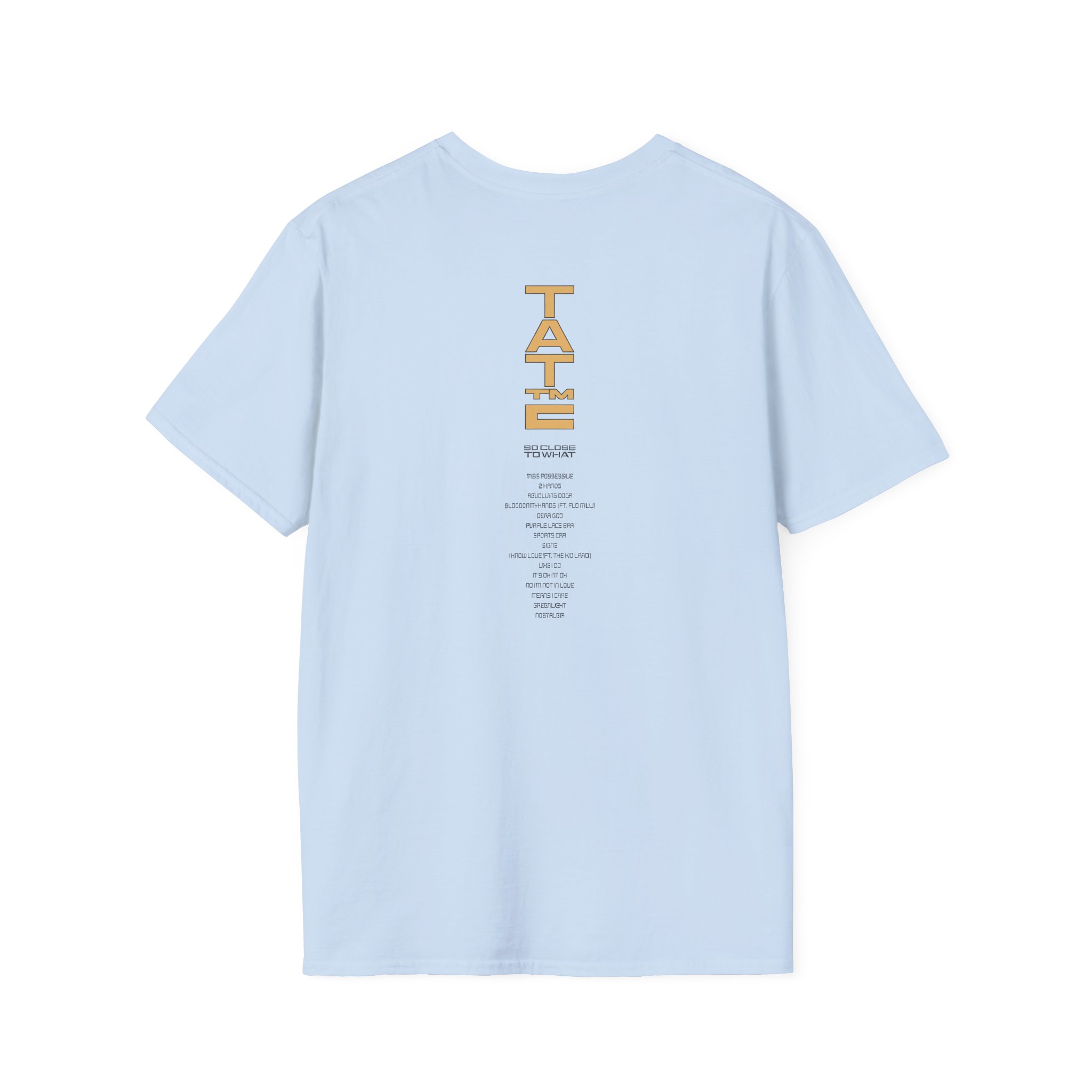 Tate Mcrae Tracklist Unisex Softstyle T-Shirt