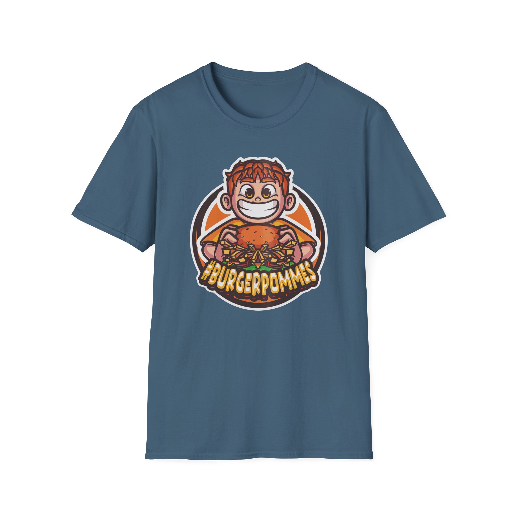 Burger Pommes Unisex Softstyle T-Shirt