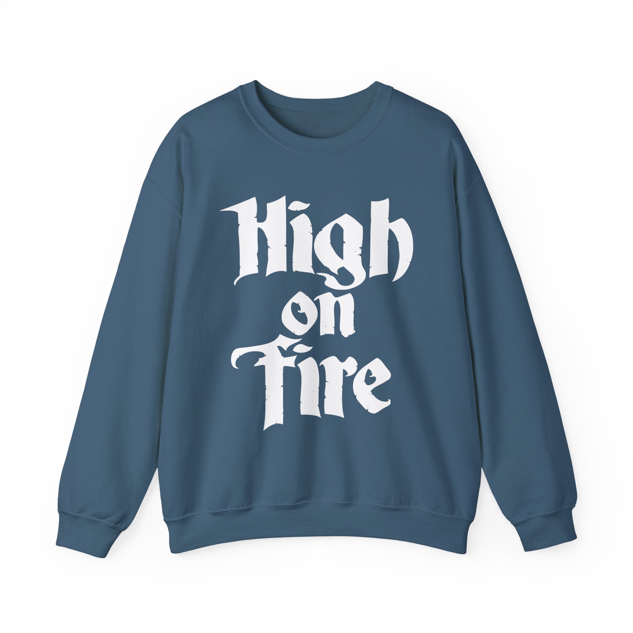 High on Fire Logo Unisex Heavy Blendâ„¢ Crewneck Sweatshirt