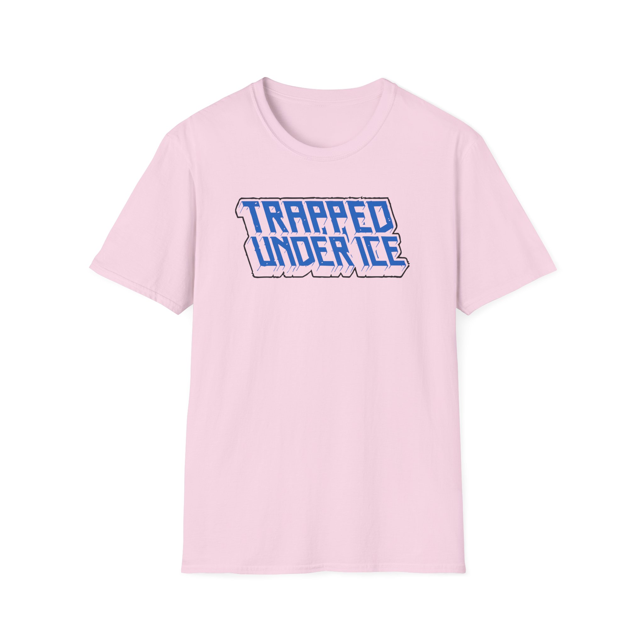 Trapped Under Ice Stacked 3d Logo Unisex Softstyle T-Shirt