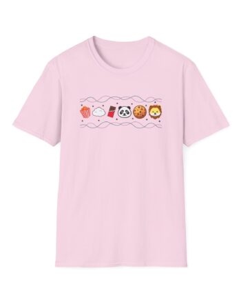 Harlow and Popcorn Emoji Unisex Softstyle T-Shirt