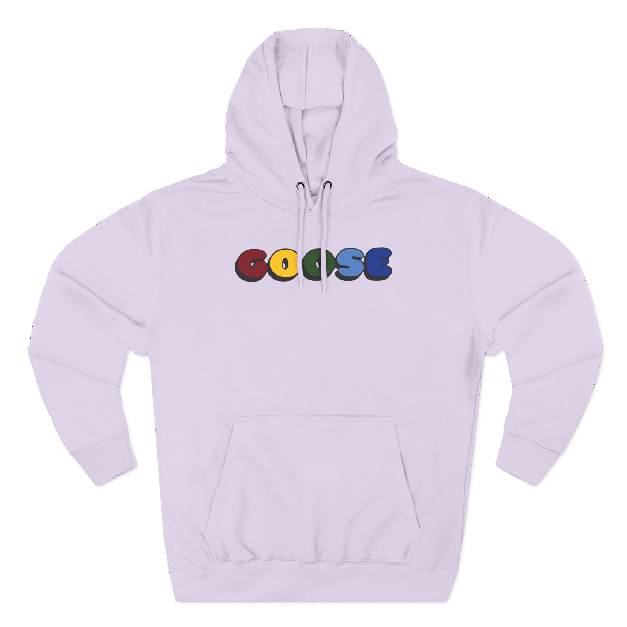 Goose Three-Panel Fleece Hoodie