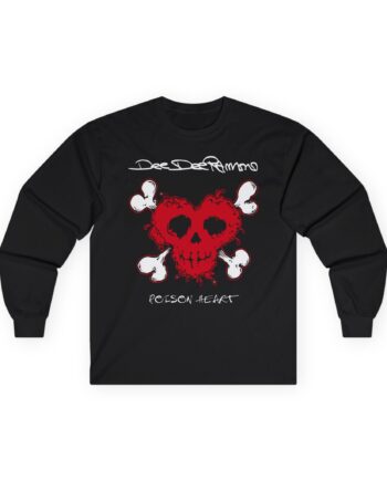 Ramones Distressed Poison Heart Unisex Ultra Cotton Long Sleeve Tee