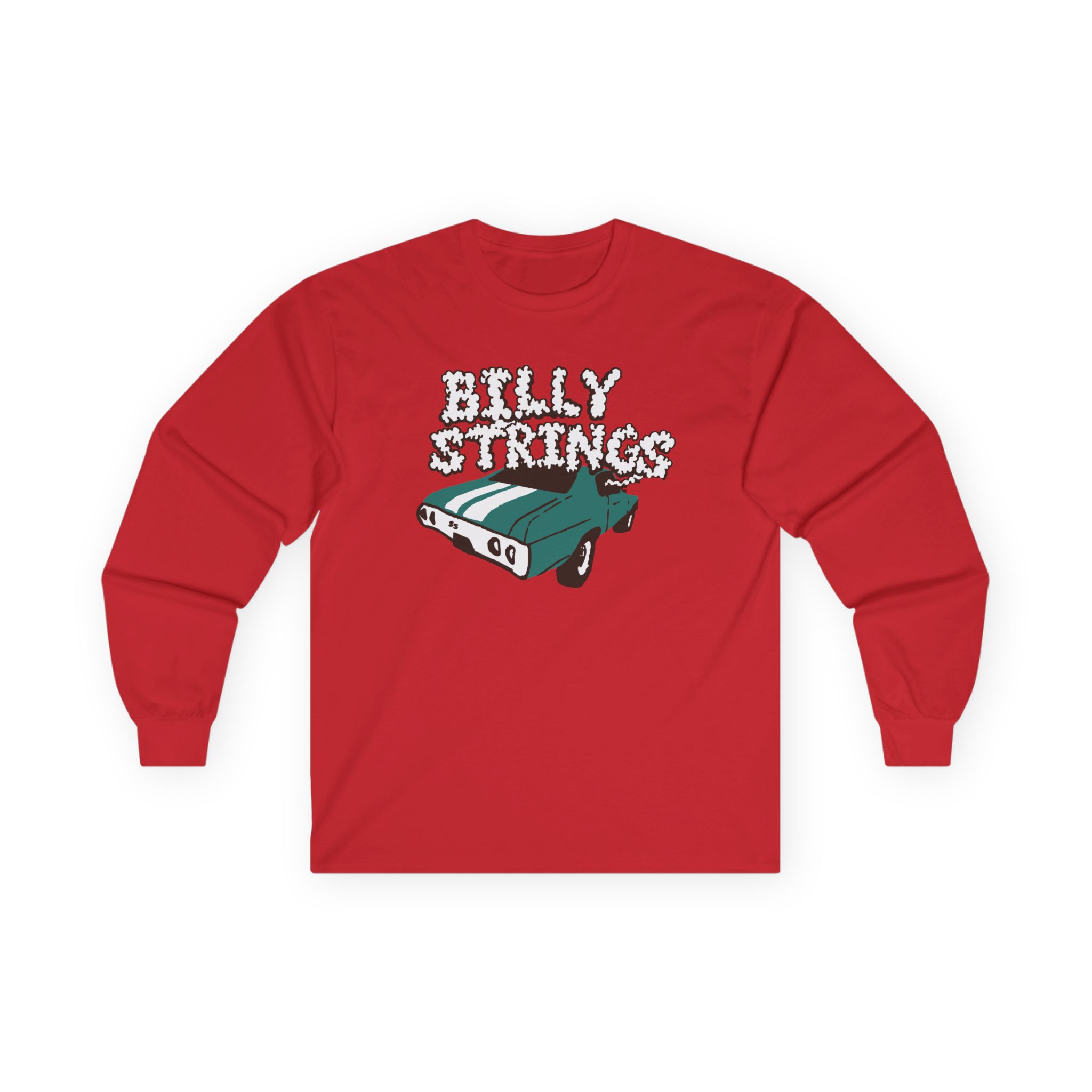 Billy Strings Imogene + Willie X Billy Strings Highway Prayers Green Car Unisex Ultra Cotton Long Sleeve Tee
