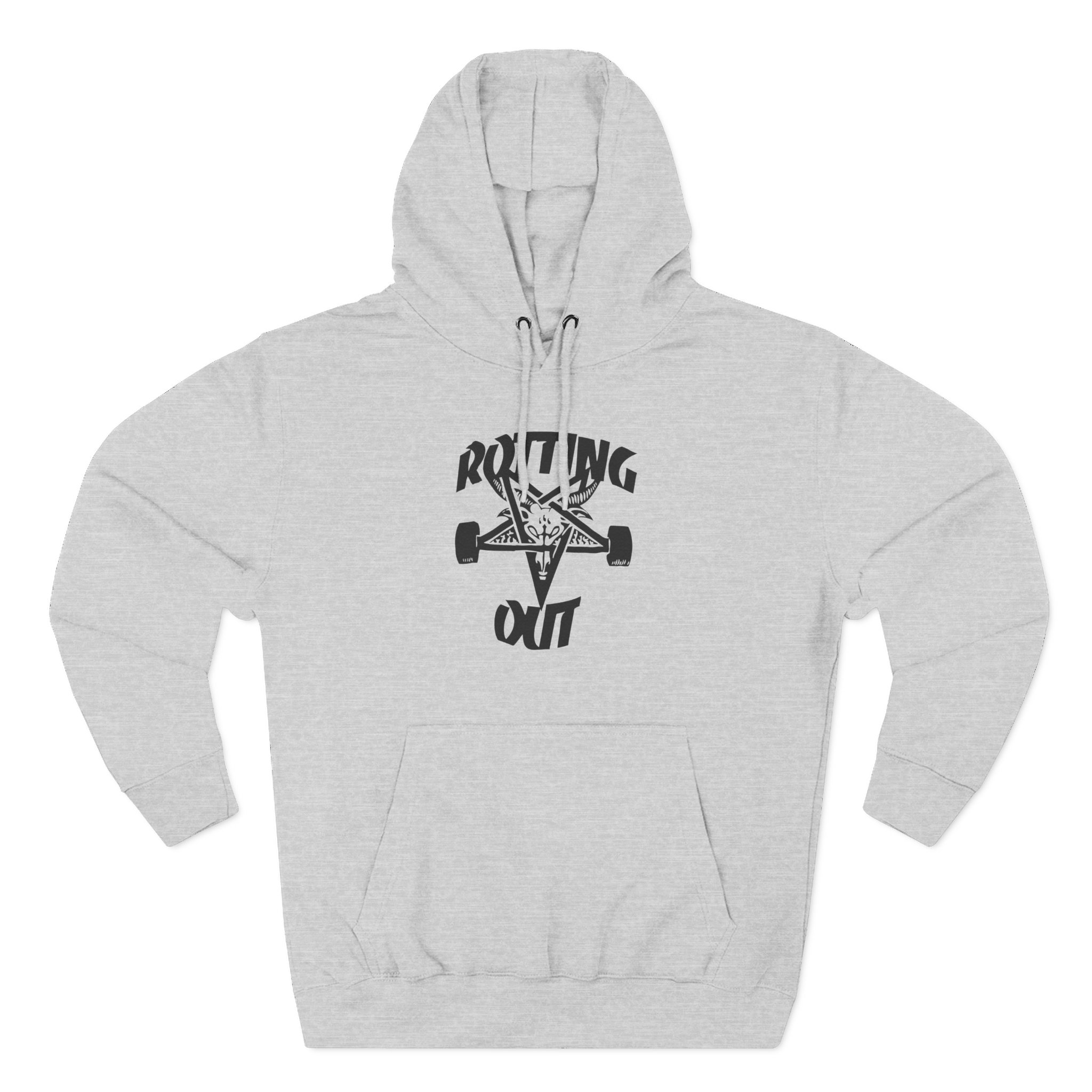 Rotting Out Three-Panel Fleece Hoodie