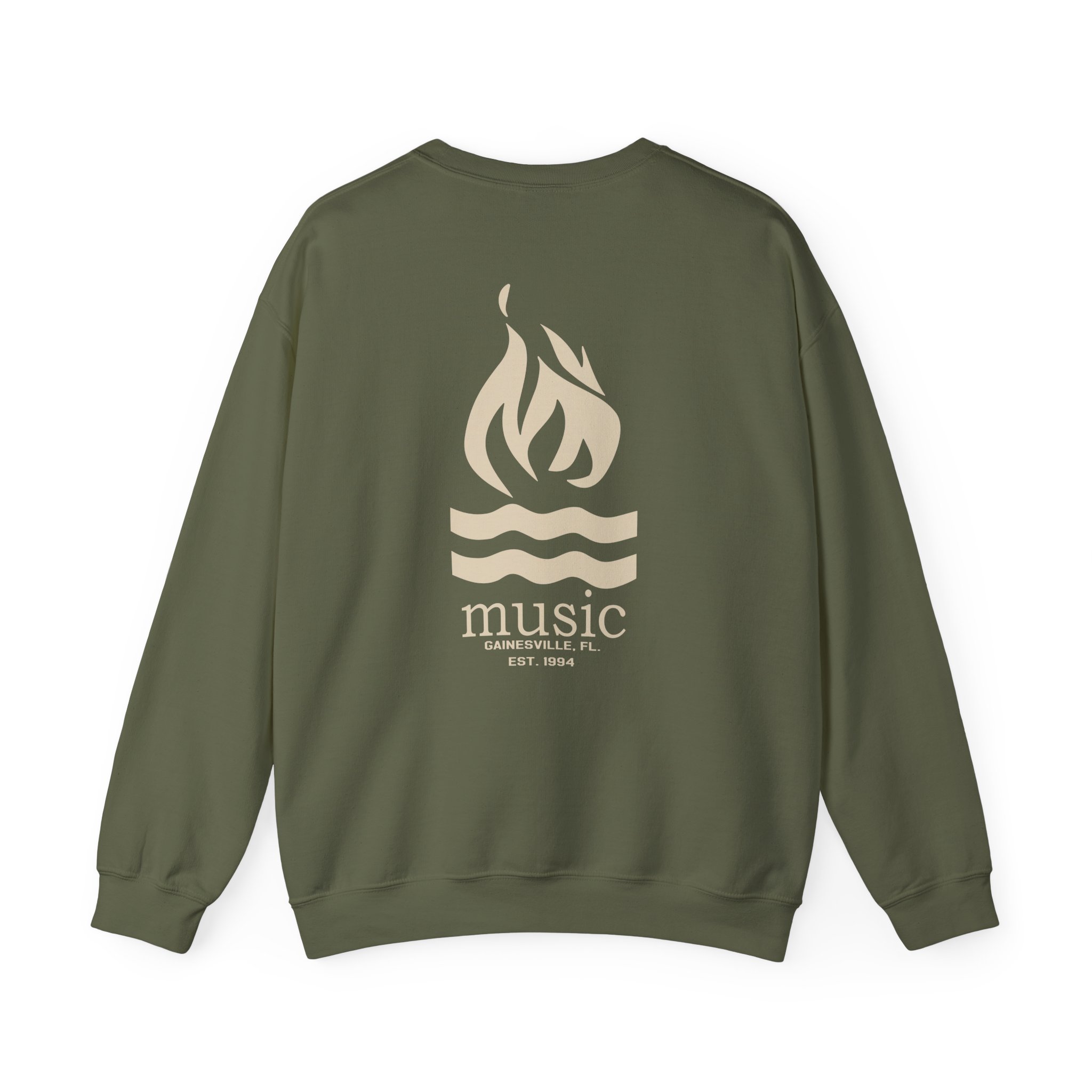Hot Water Music Logo Unisex Heavy Blendâ„¢ Crewneck Sweatshirt