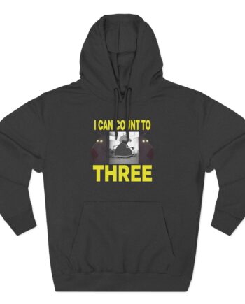 Papa Meat I Can Count to Three Three-Panel Fleece Hoodie
