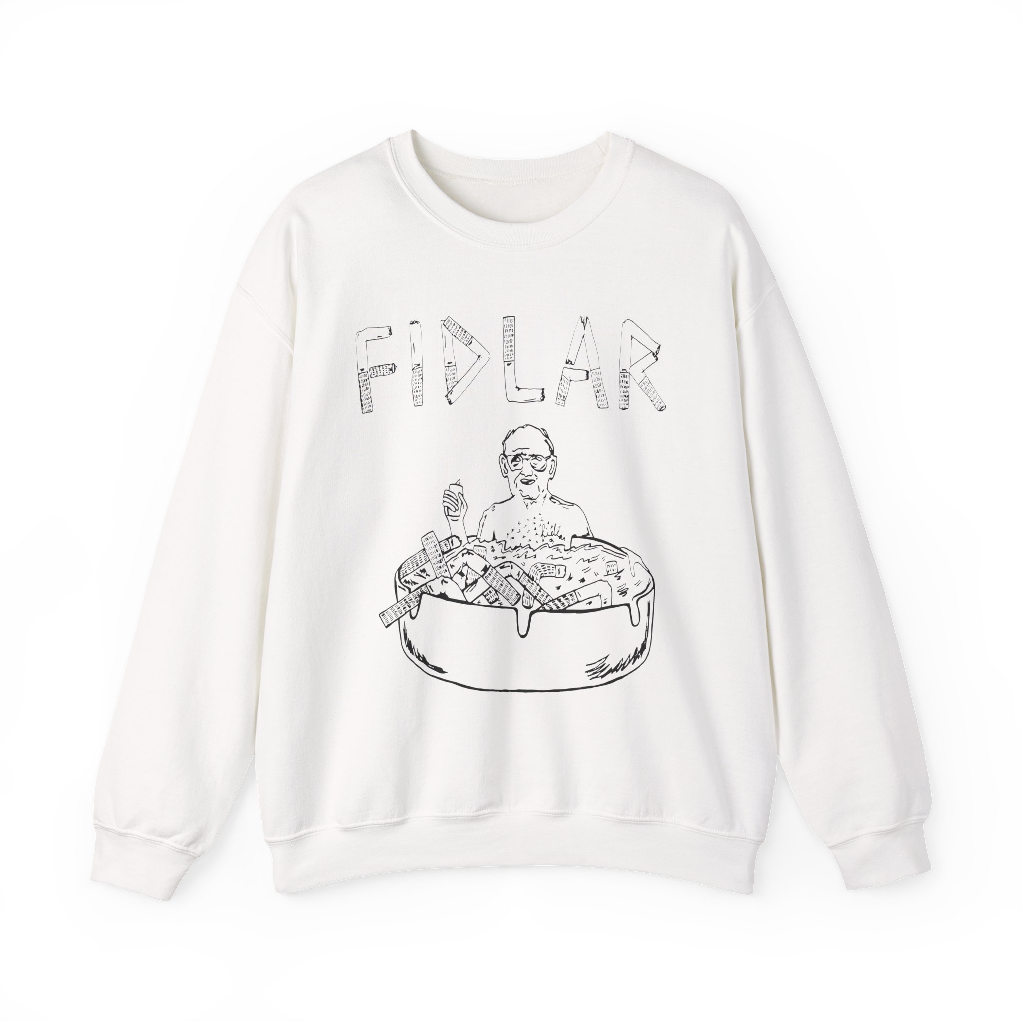 Fidlar Ashtray Unisex Heavy Blendâ„¢ Crewneck Sweatshirt