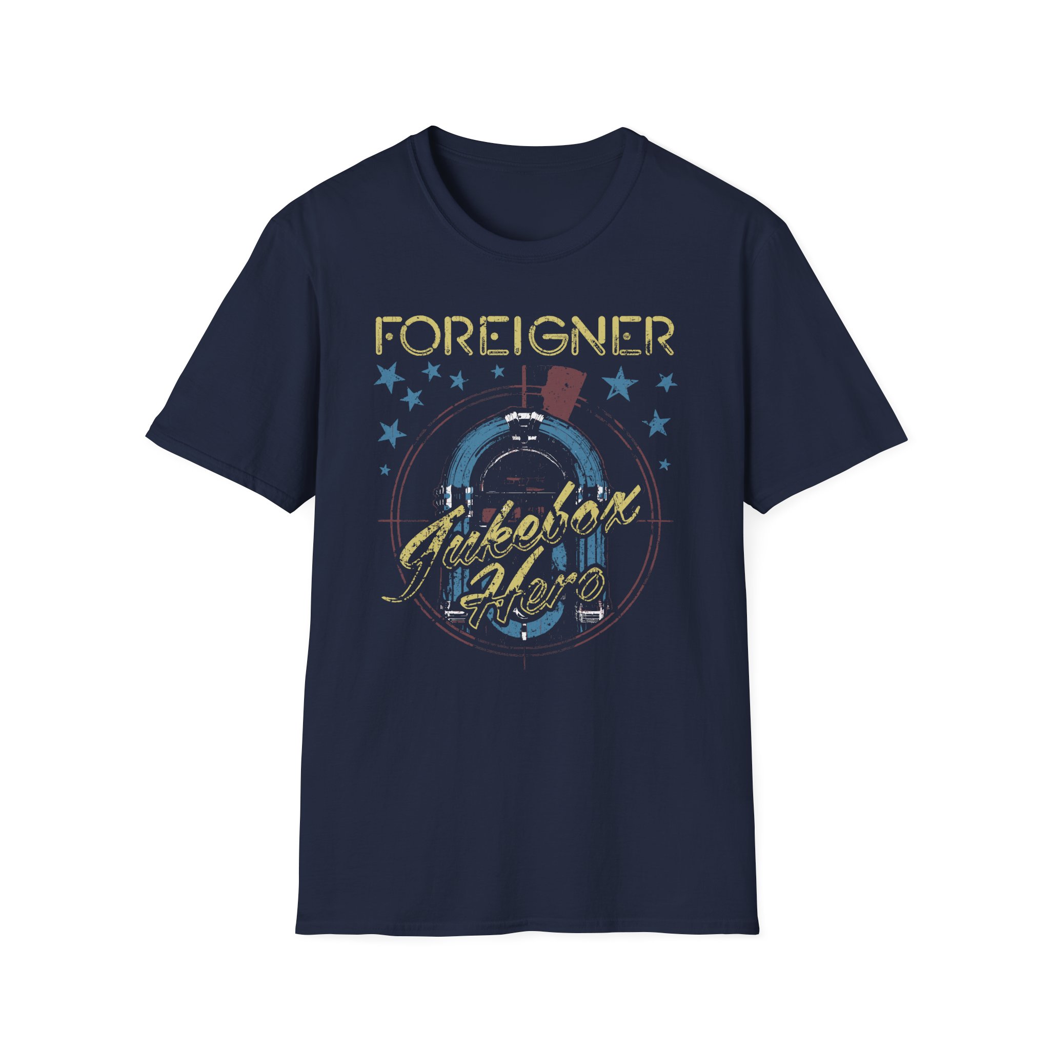 Foreigner Juicebox Hero Unisex Softstyle T-Shirt