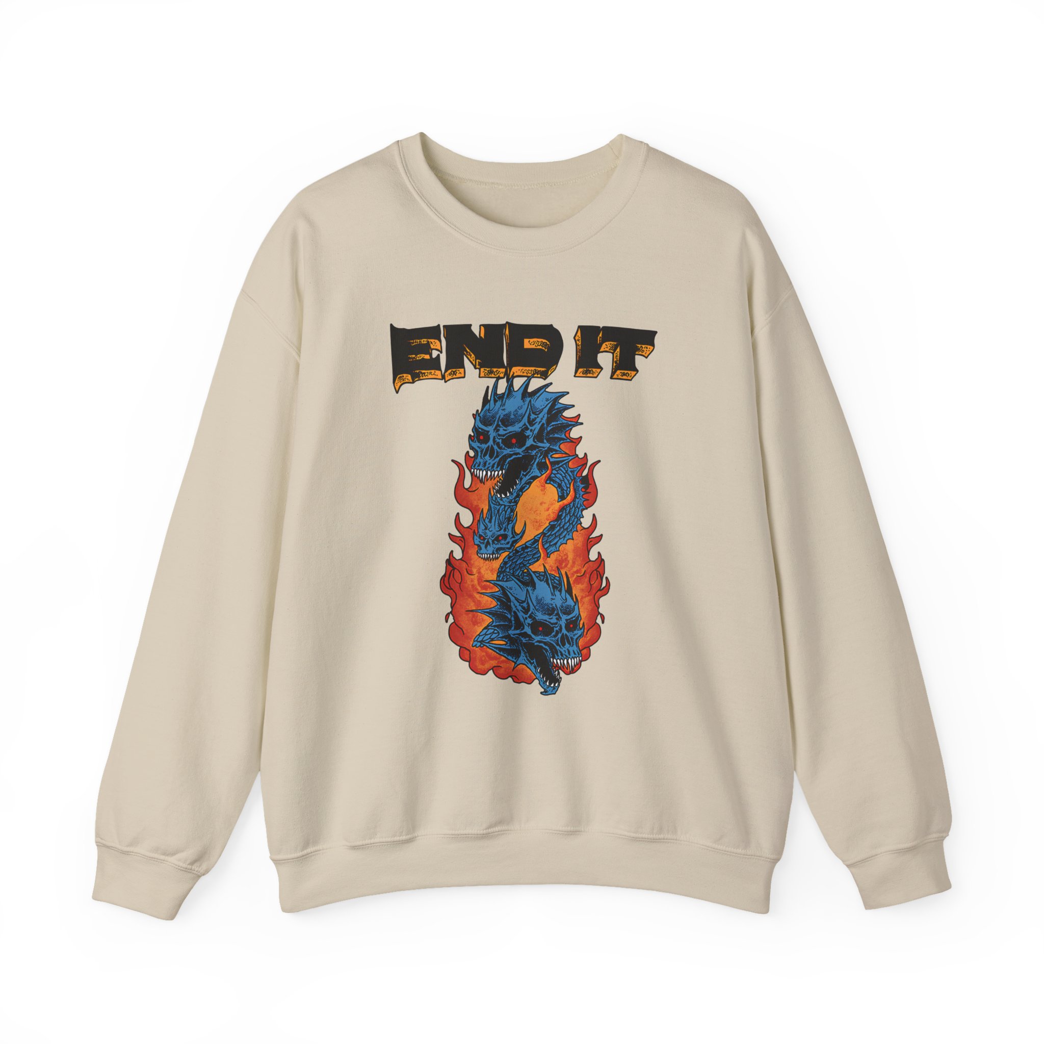 End It Unisex Heavy Blend Crewneck Sweatshirt