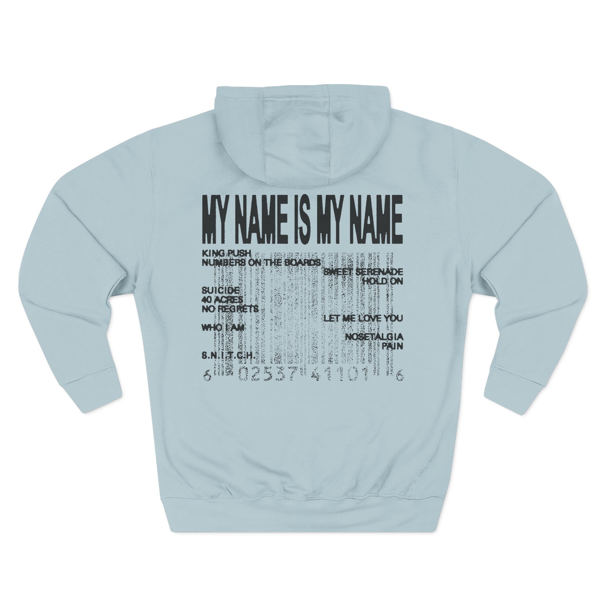 Clipse Mnimn Tracklist Three-Panel Fleece Hoodie