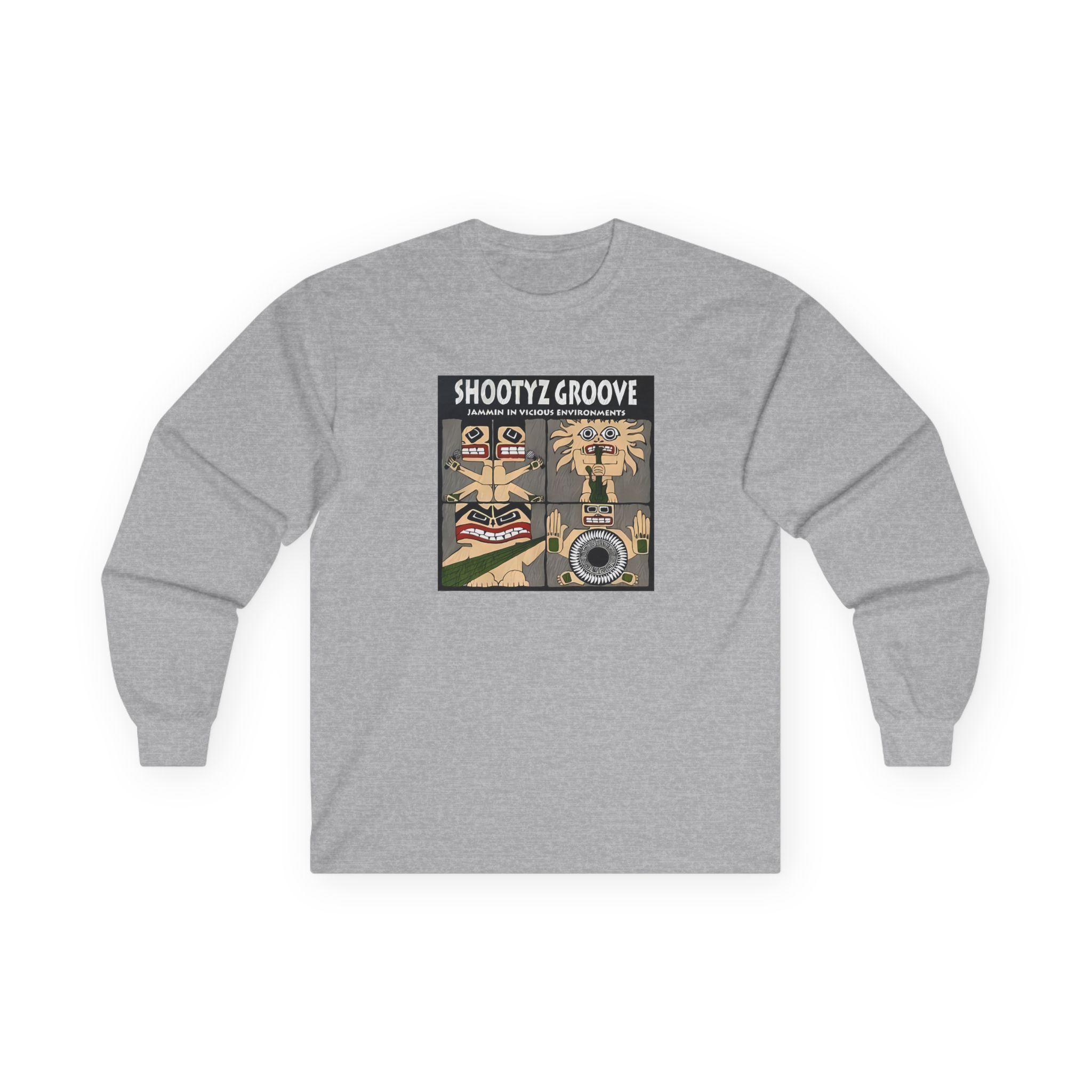 Shootyz Groove Jammin in Vicious Environments Album Cover Unisex Ultra Cotton Long Sleeve Tee