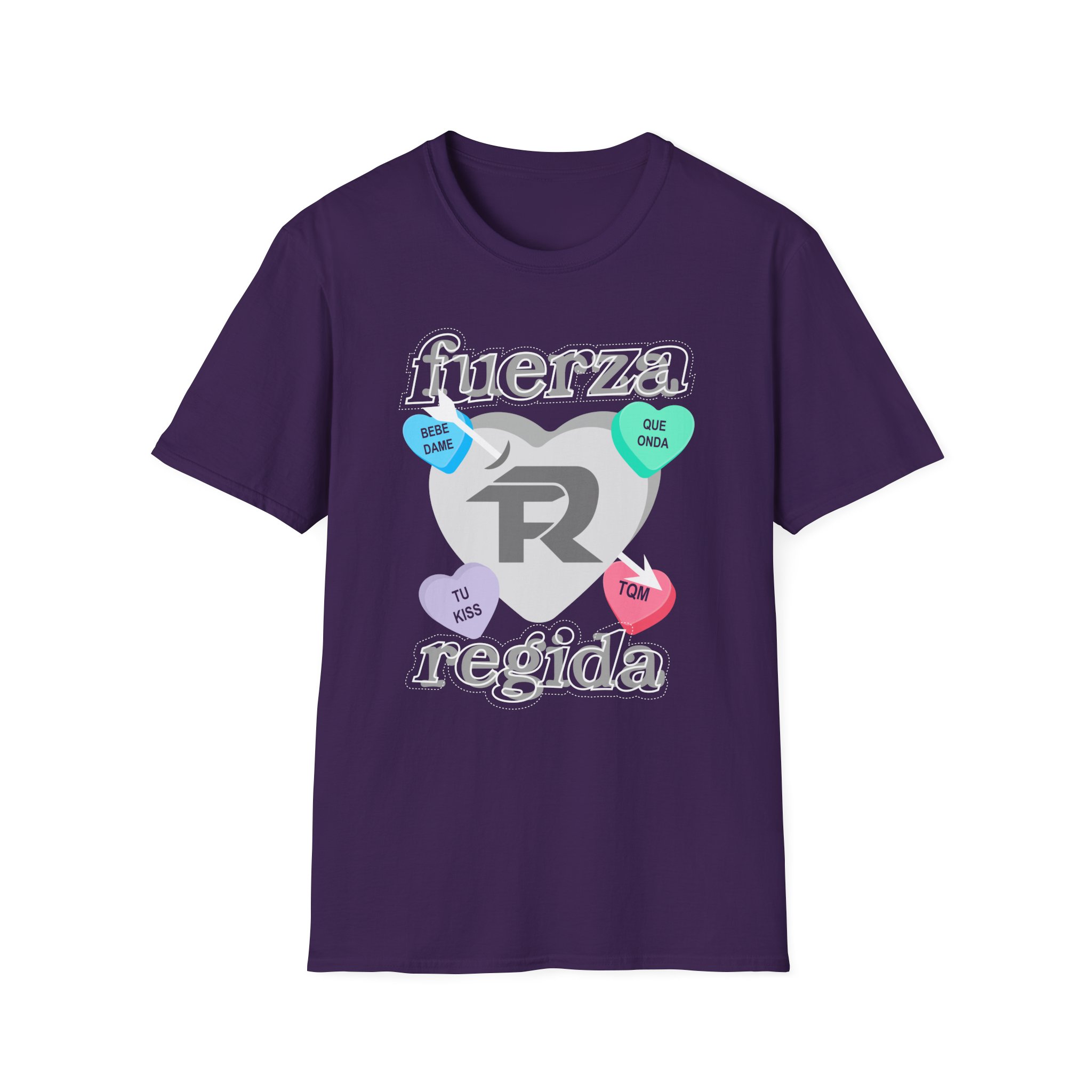 Fuerza Regida Candy Hearts Unisex Softstyle T-Shirt
