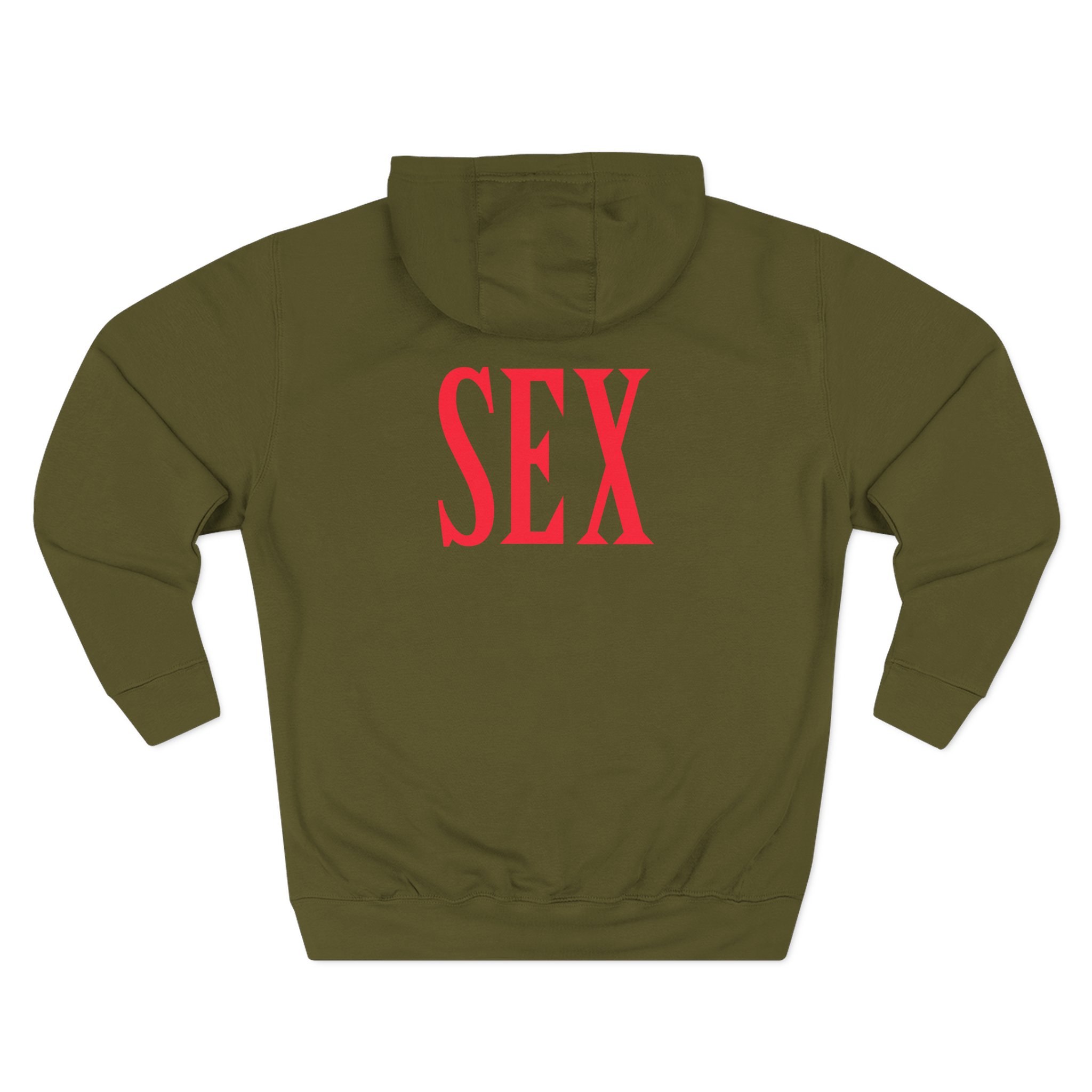 Sexmane Three-Panel Fleece Hoodie