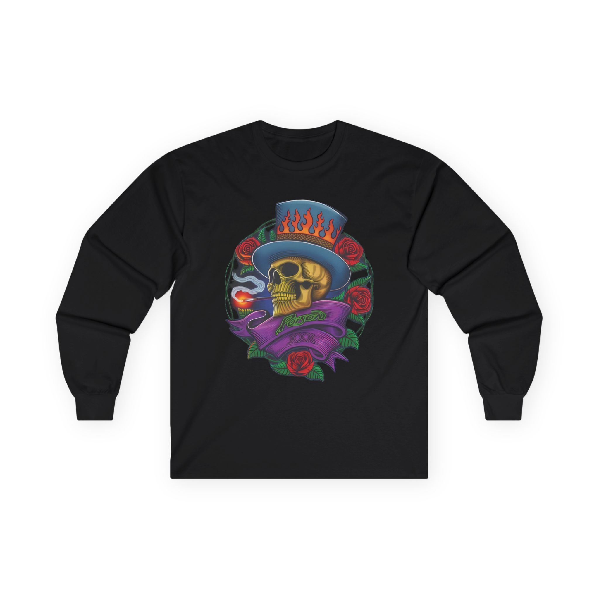 Poison Skull Unisex Ultra Cotton Long Sleeve Tee