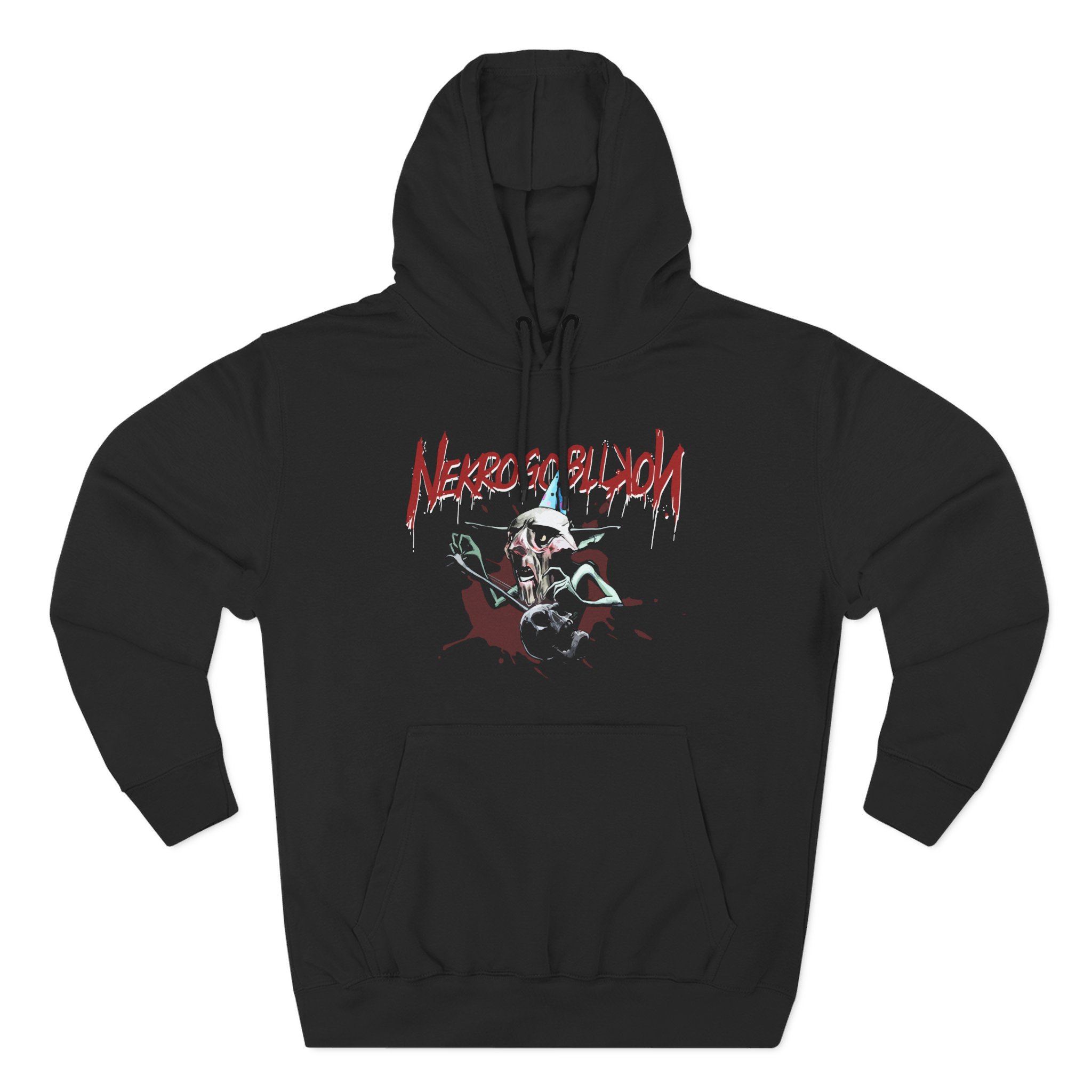 Nekrogoblikon - Skin Theif Three-Panel Fleece Hoodie