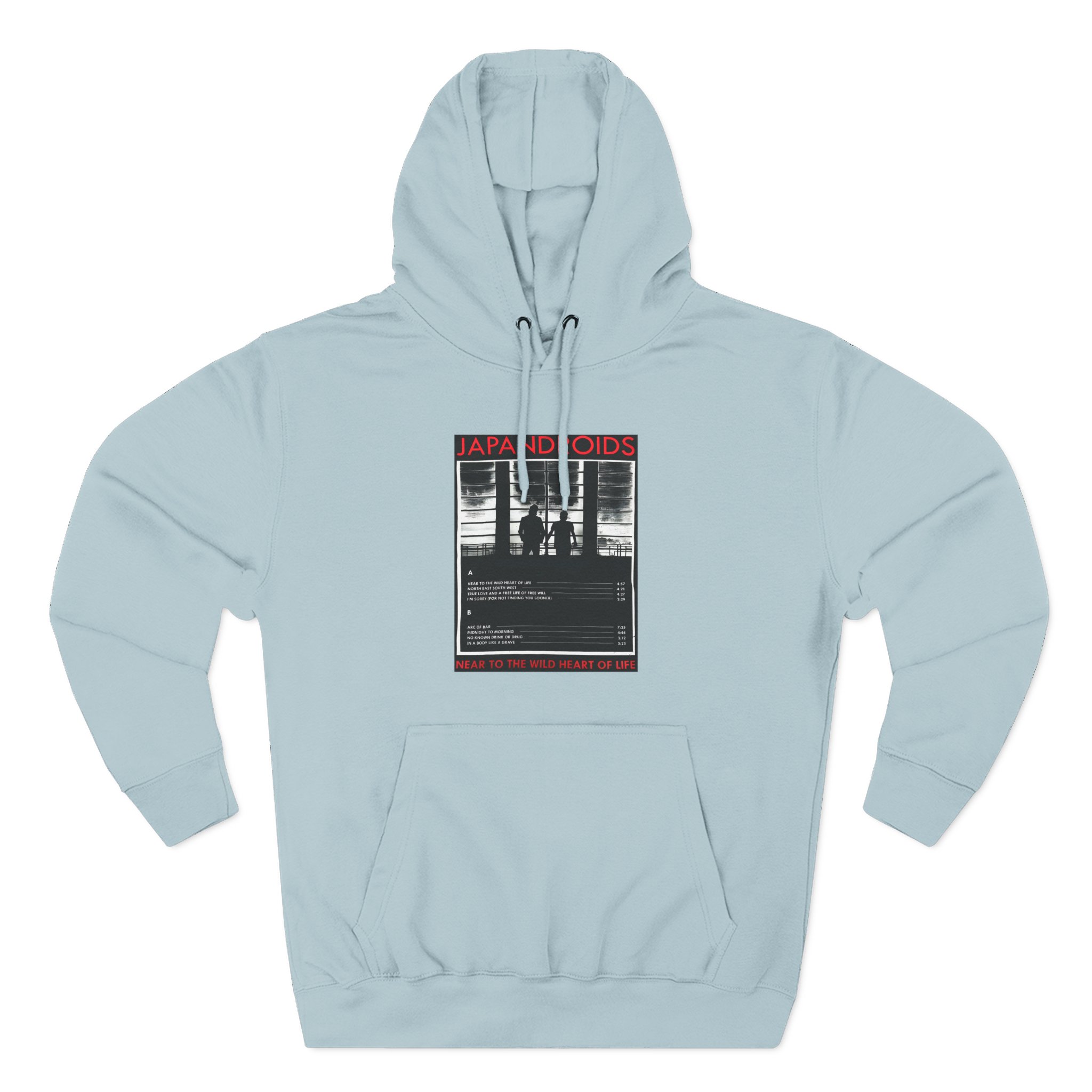 Japandroids Near to the Wild Heart of Life Three-Panel Fleece Hoodie