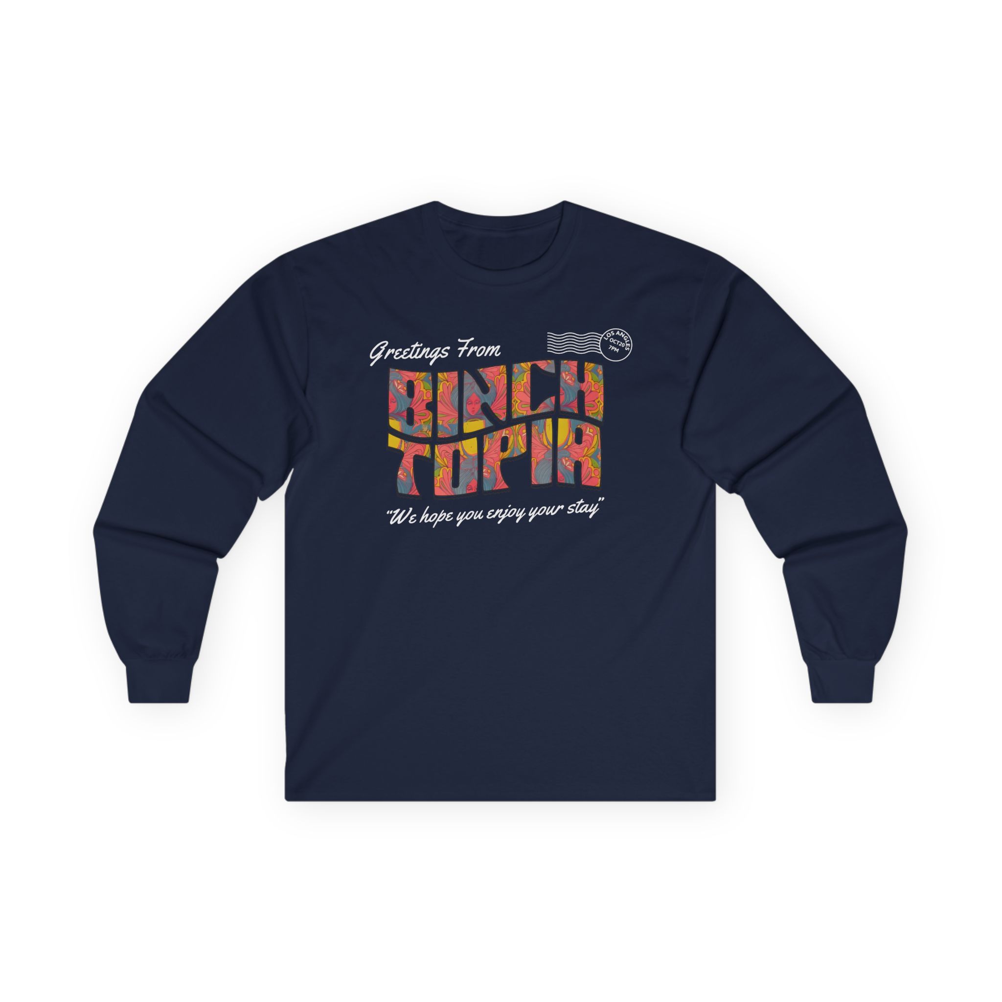 Binchtopia Postcard Unisex Ultra Cotton Long Sleeve Tee