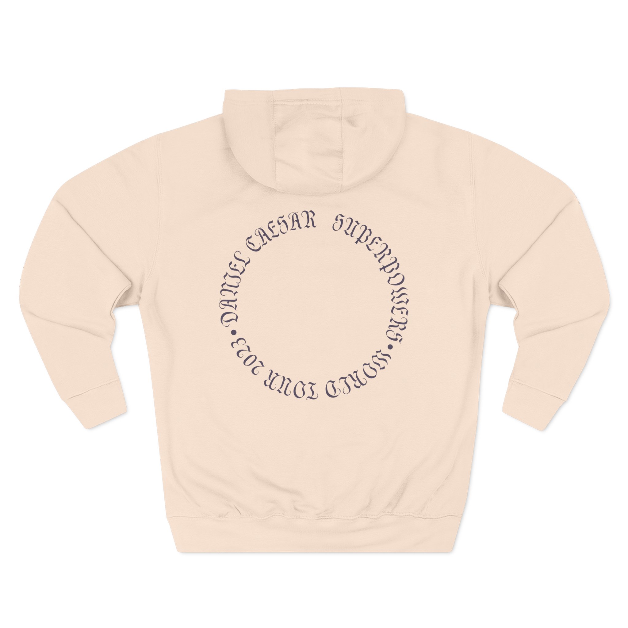 Daniel Caesar Superpowers World Tour Three-Panel Fleece Hoodie