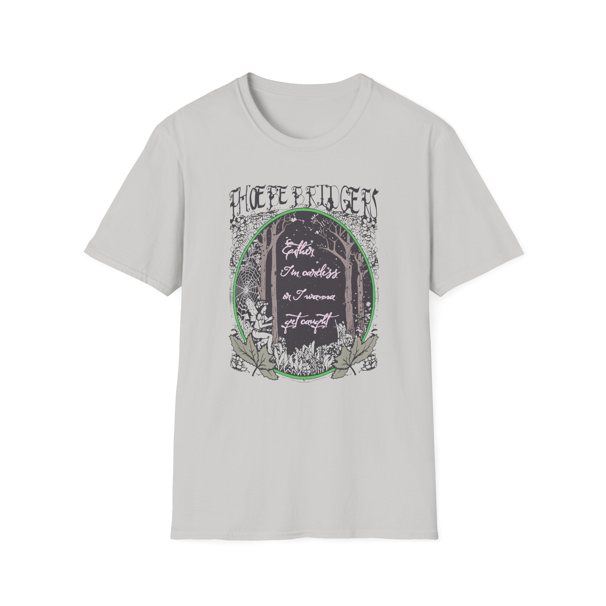 Phoebe Bridgers Ether Tin Cartels on I Wanna Get Caught Unisex Softstyle T-Shirt