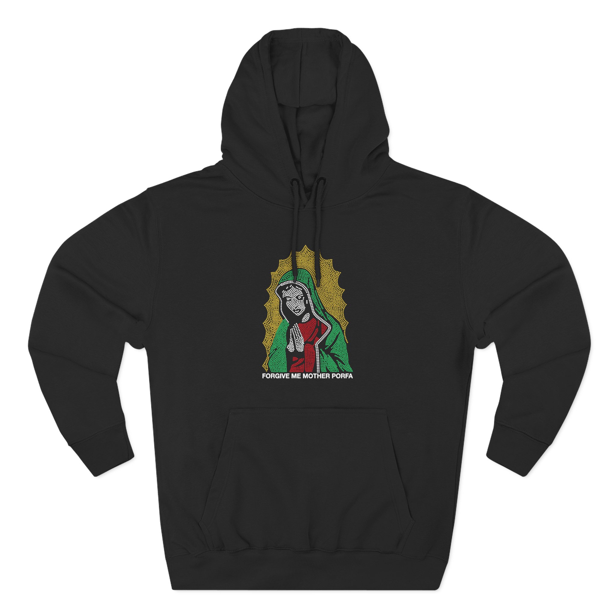 Porfa Forgive Me Mother Three-Panel Fleece Hoodie