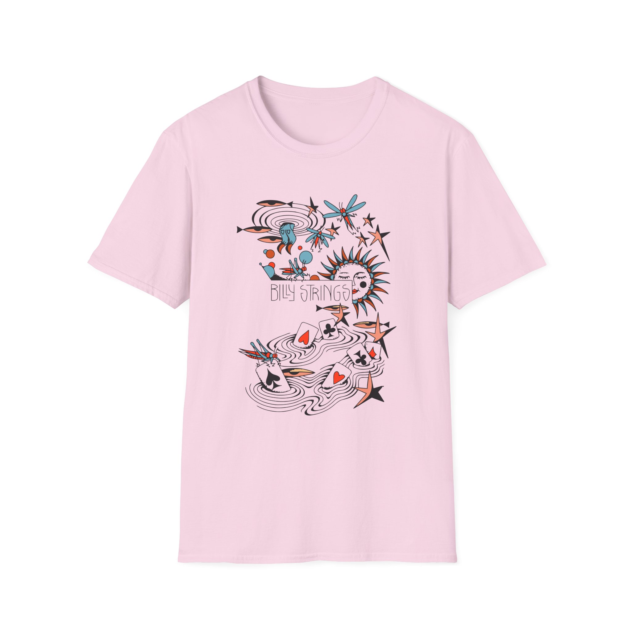 Billy Strings River of Cards Unisex Softstyle T-Shirt