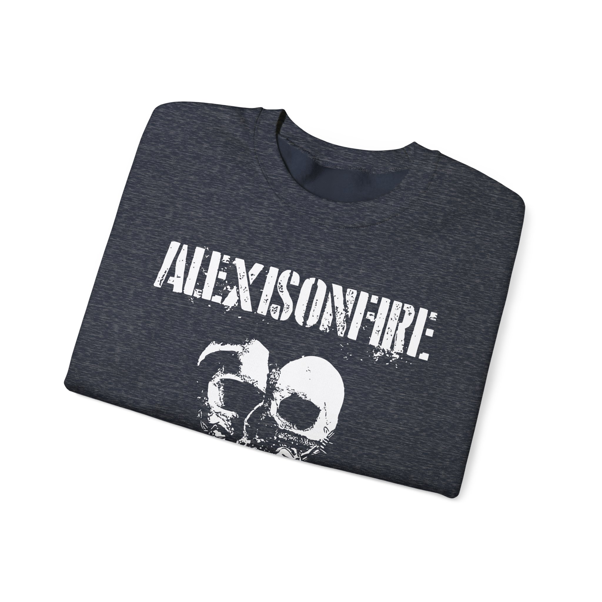 Alexisonfire Barbed Wire Heartskull Unisex Heavy Blendâ„¢ Crewneck Sweatshirt