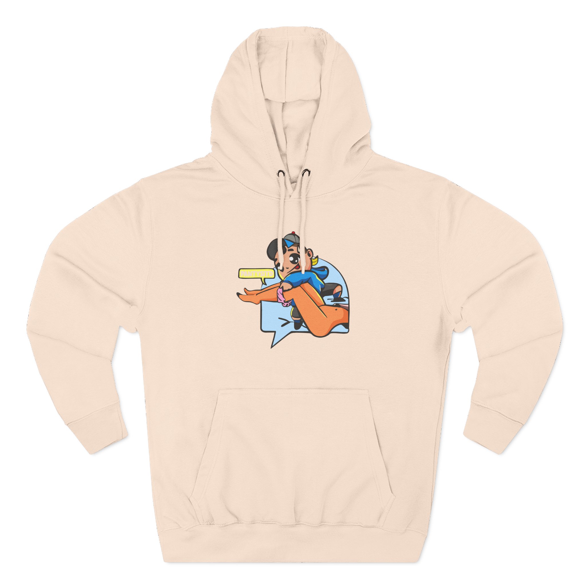 Feid Three-Panel Fleece Hoodie