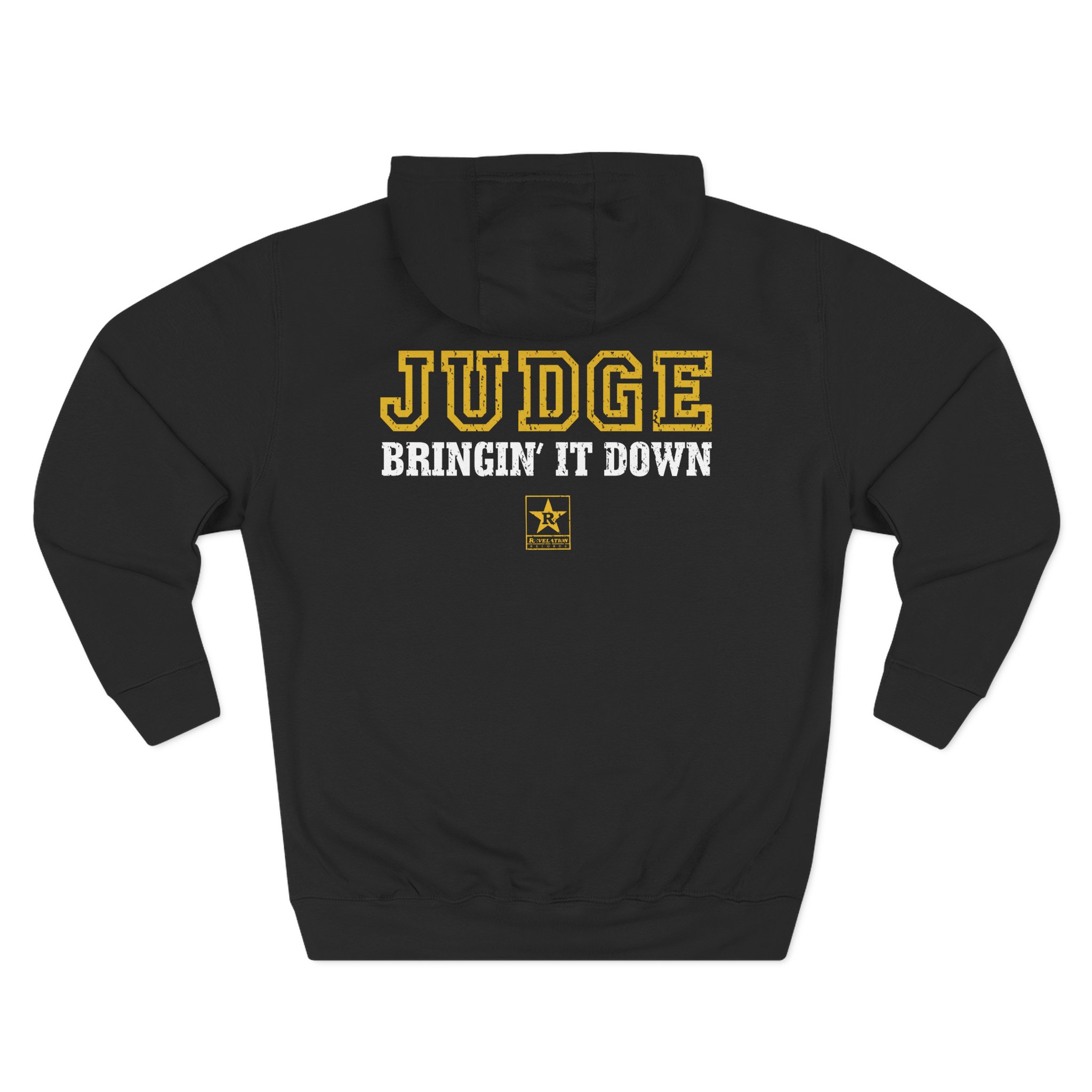 Judge Bringin' It Down Cover Photo Three-Panel Fleece Hoodie