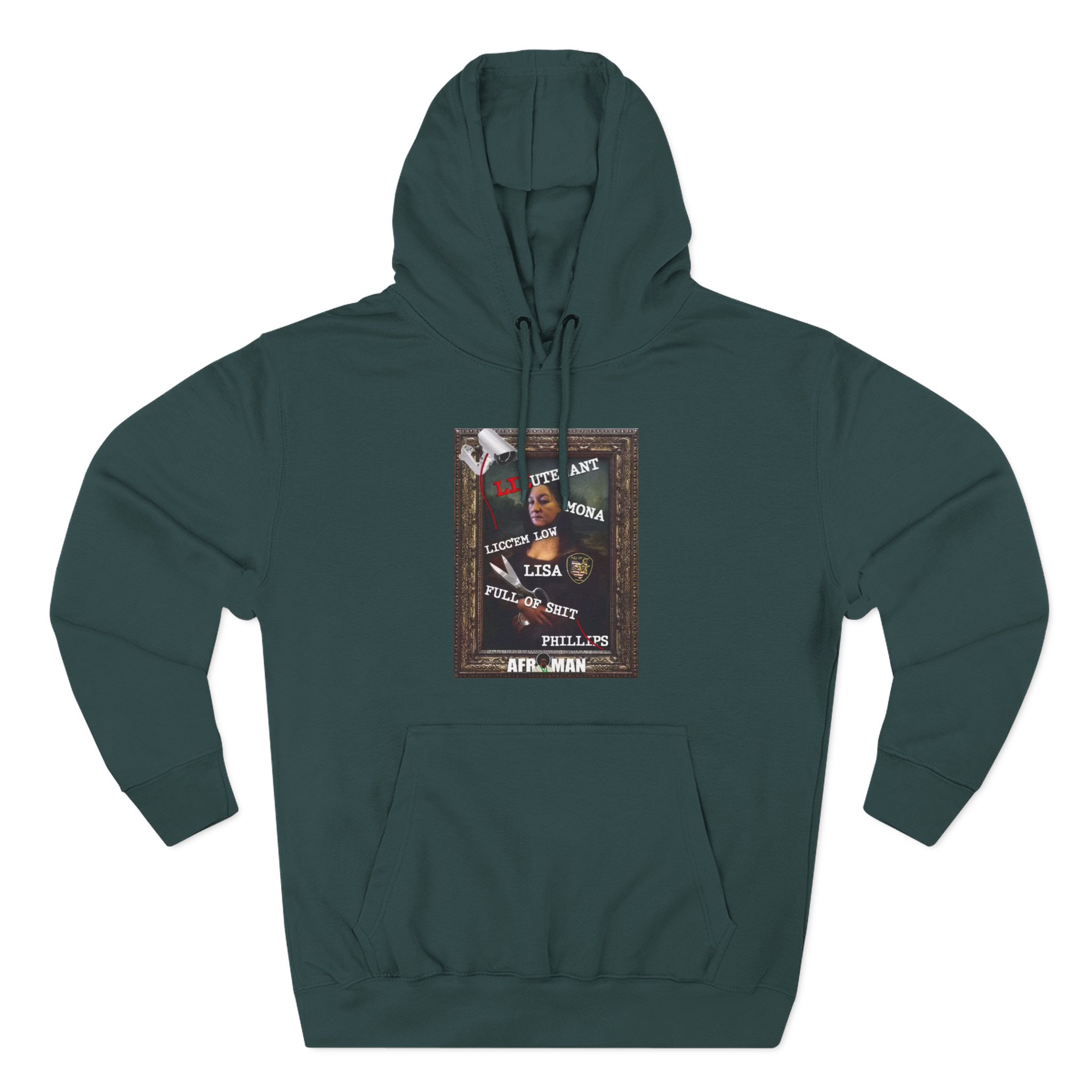 Afroman Lt Licc’em Low Lisa Full of Shit Phillips Three-Panel Fleece Hoodie