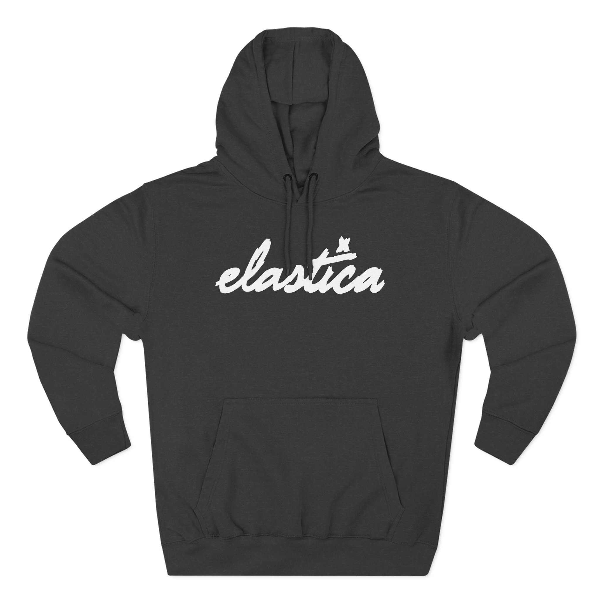 Elastica Logo Three-Panel Fleece Hoodie