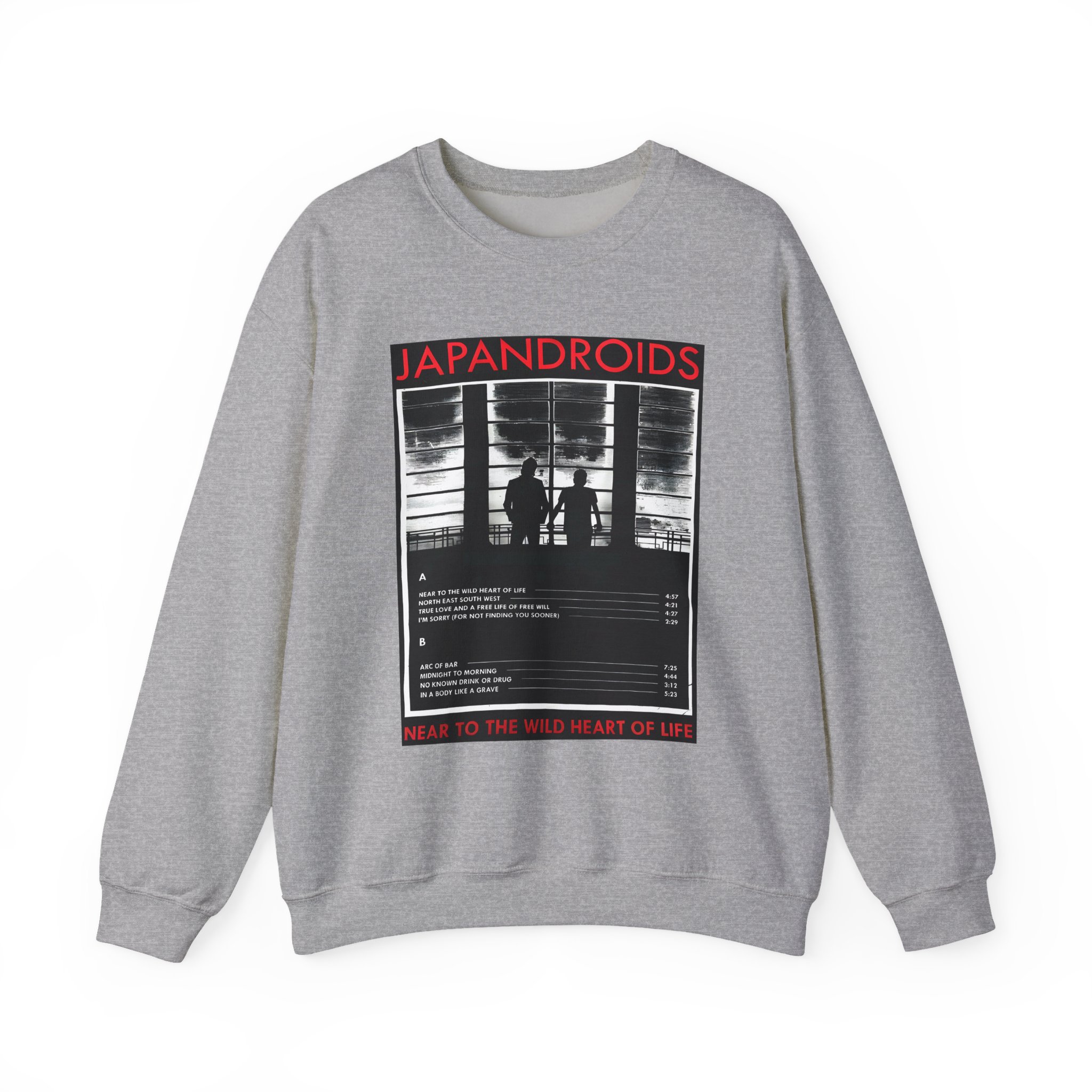 Japandroids Near to the Wild Heart of Life Unisex Heavy Blendâ„¢ Crewneck Sweatshirt