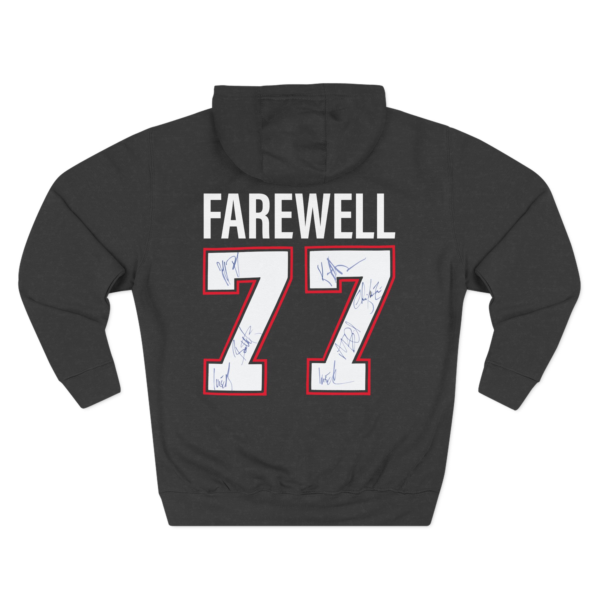 Foreigner Signed Three-Panel Fleece Hoodie