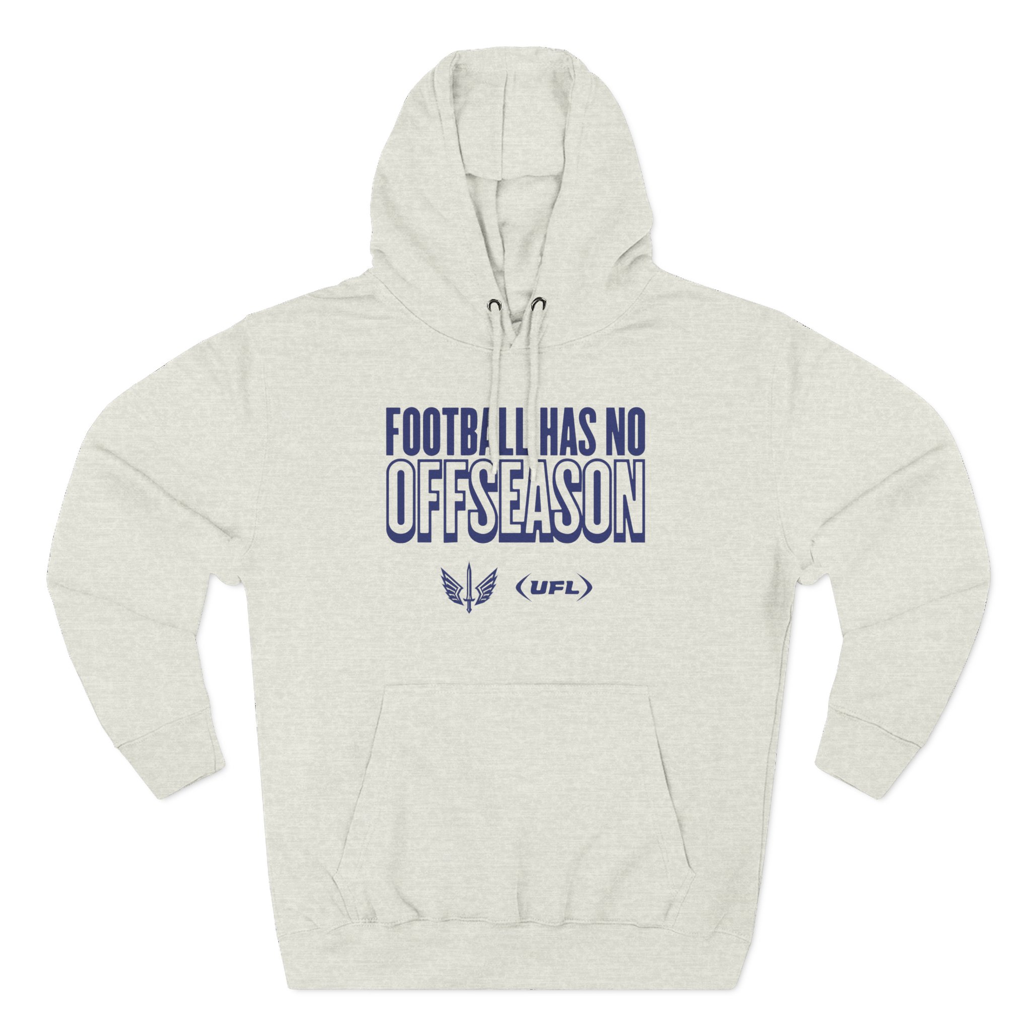 St. Louis Battlehawks Football Has No Offseason Three-Panel Fleece Hoodie