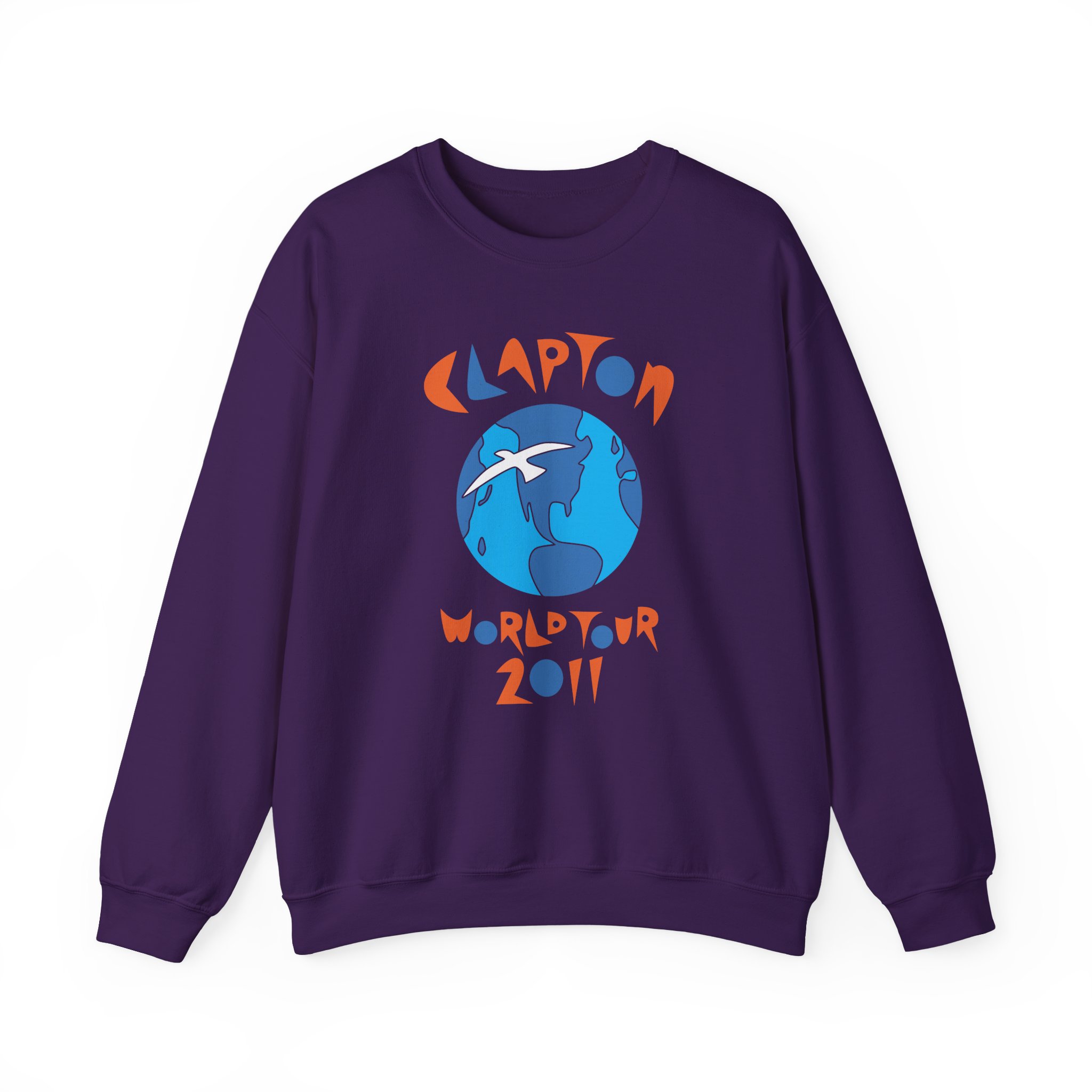 Eric Clapton World Tour 2011 Unisex Heavy Blendâ„¢ Crewneck Sweatshirt