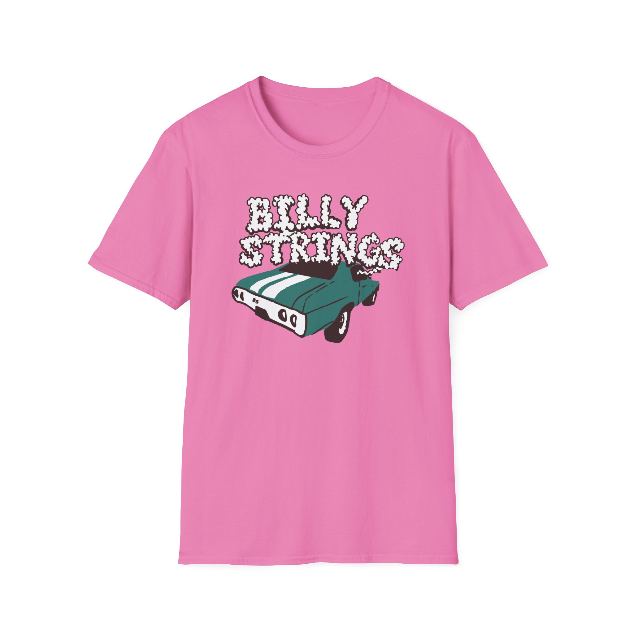 Billy Strings Imogene + Willie X Billy Strings Highway Prayers Green Car Unisex Softstyle T-Shirt
